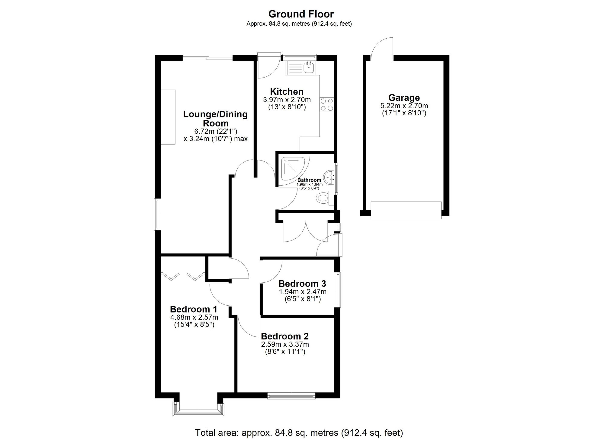 10 Saffron Street, Royston floorplan