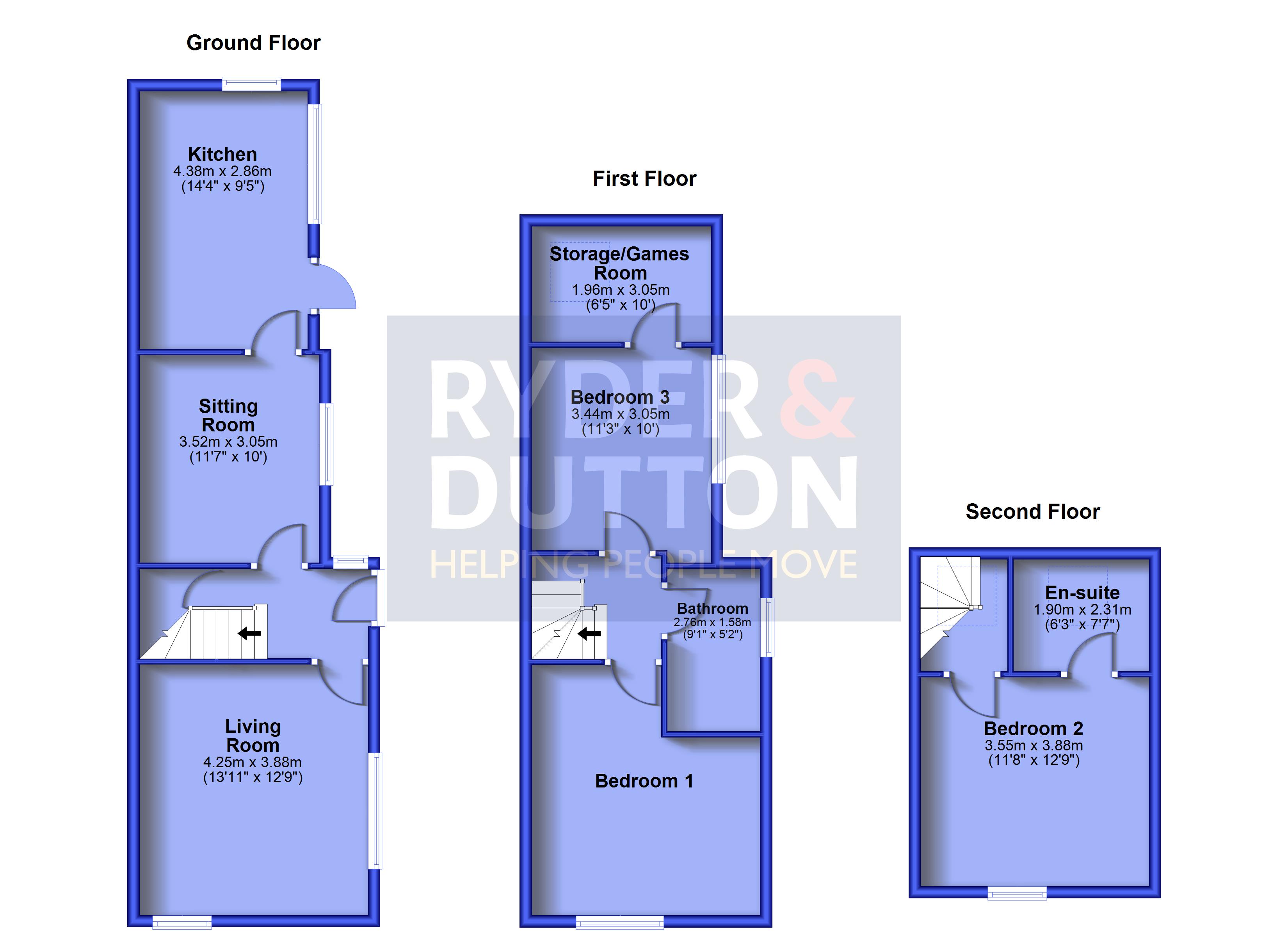 44, Currier Lane, Greater Manchester floorplan