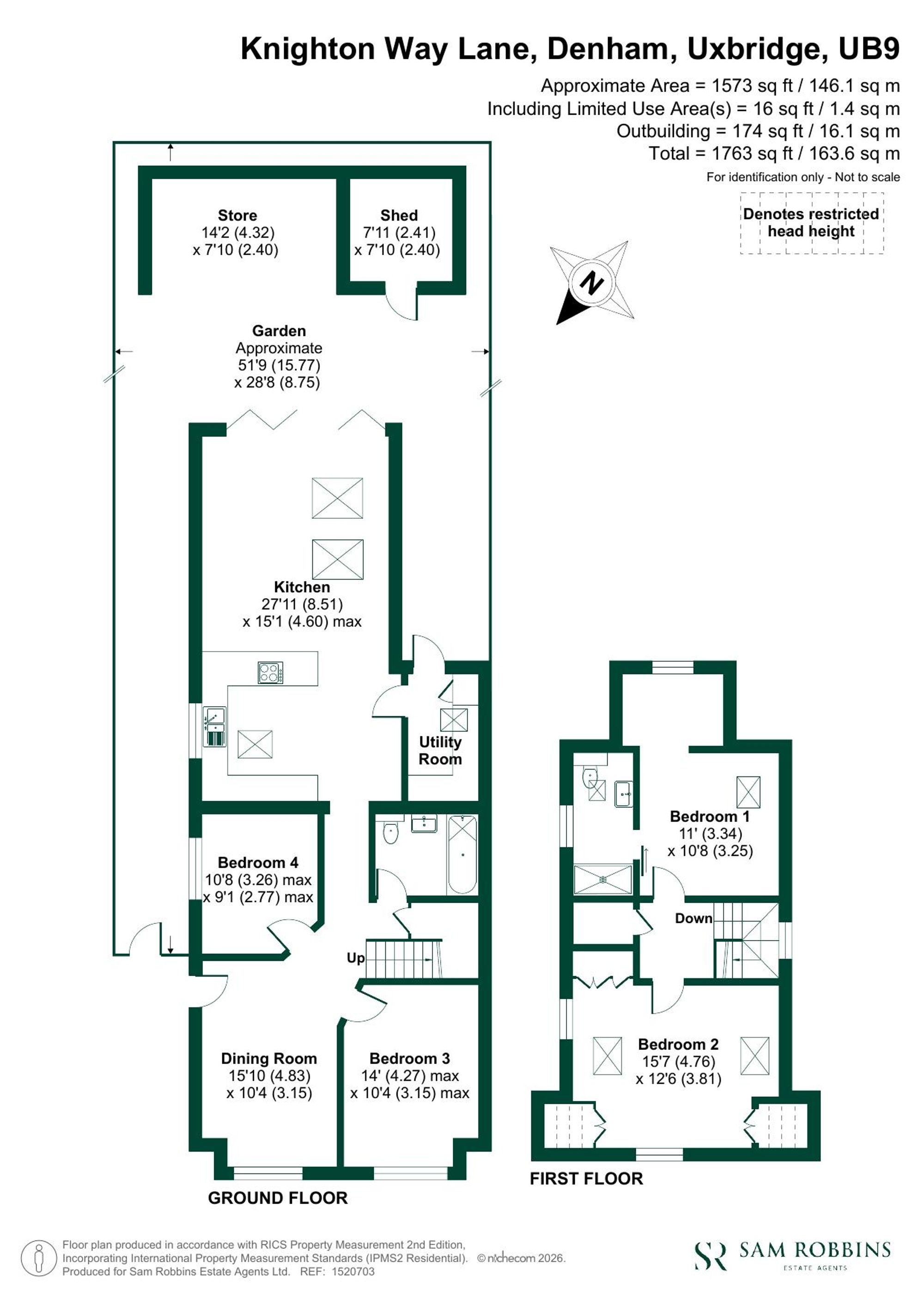 21 Knighton Way Lane, Uxbridge floorplan