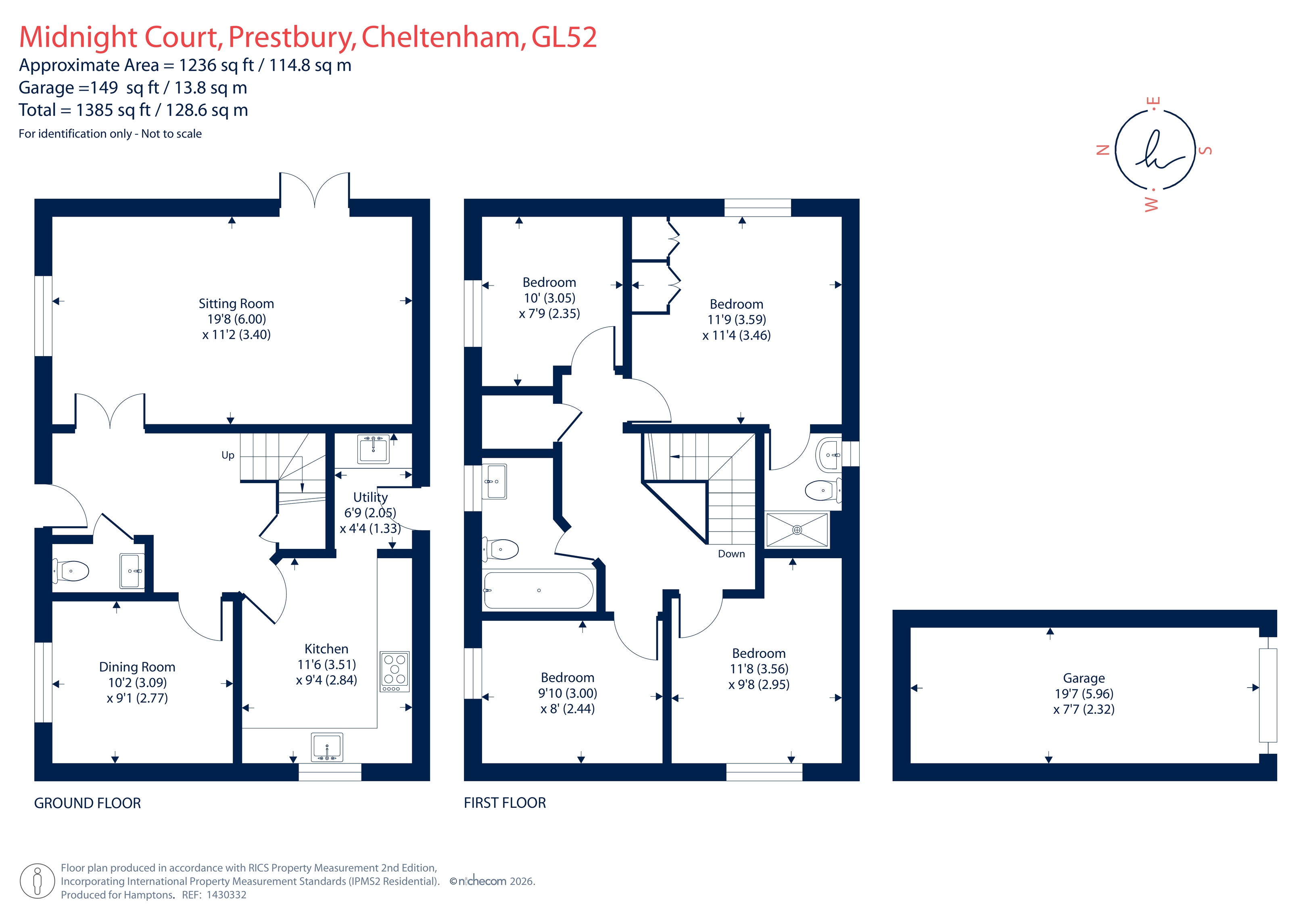 3, Midnight Court, Cheltenham floorplan