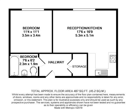 1 Bedrooms Flat to rent in William Court, Greenwich High Road, Greenwich, London SE10
