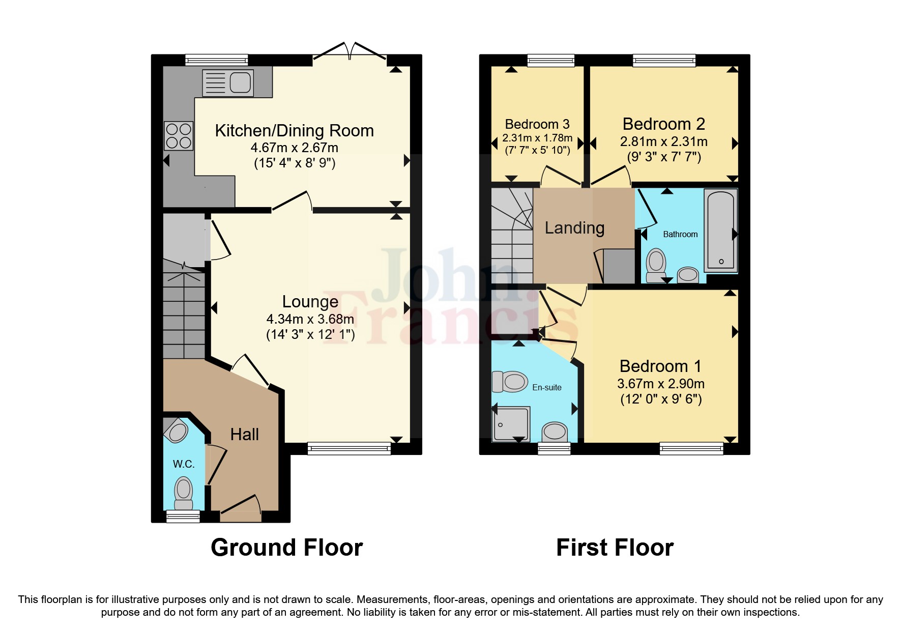22, Dan Y Cwarre, Kidwelly floorplan