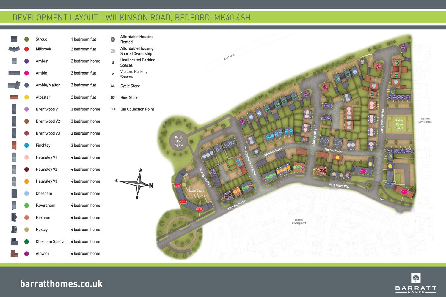 2 bedroom end terrace house for sale in "Amber" at Greenkeepers Road