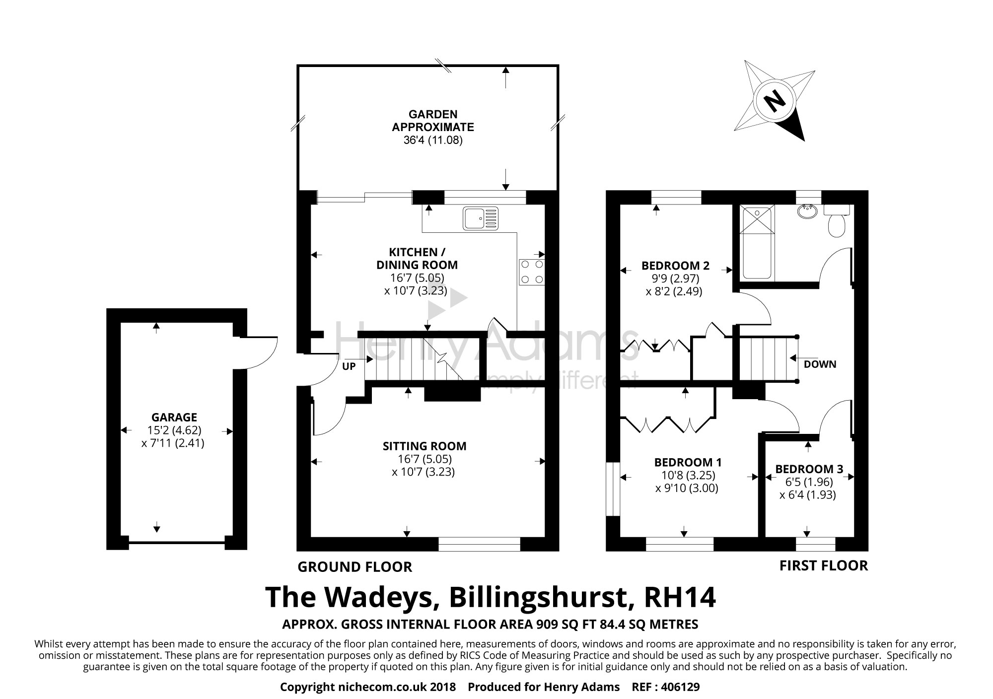 3 Bedrooms Semi-detached house for sale in The Wadeys, Billingshurst RH14