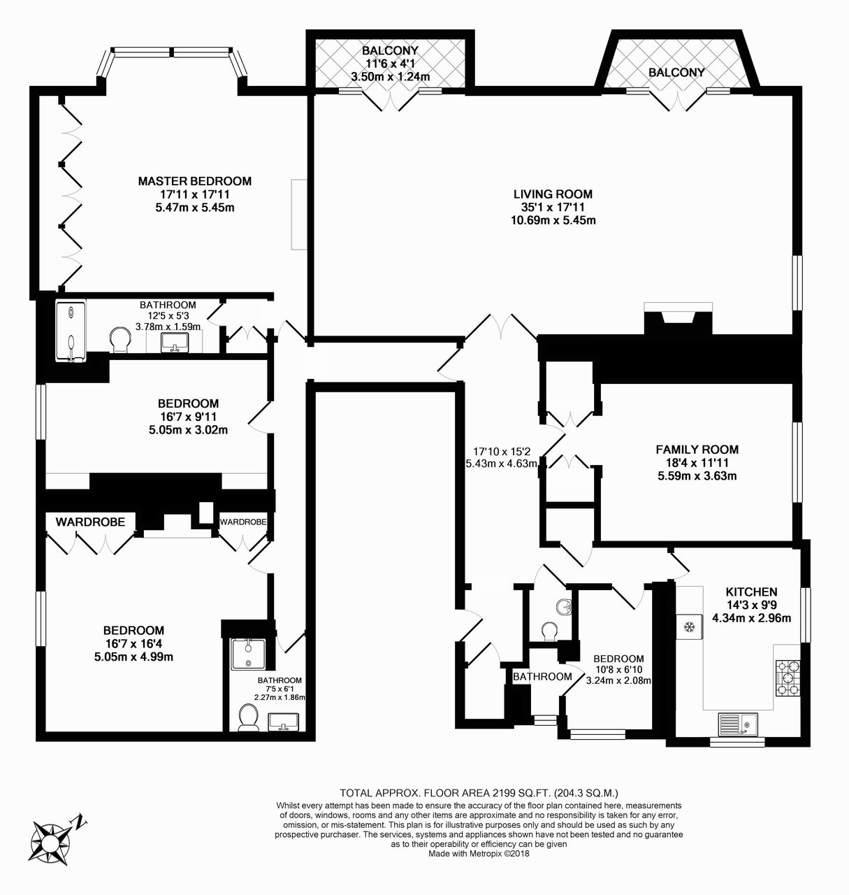 4 Bedrooms Flat to rent in Parkside, Wimbledon, London SW19