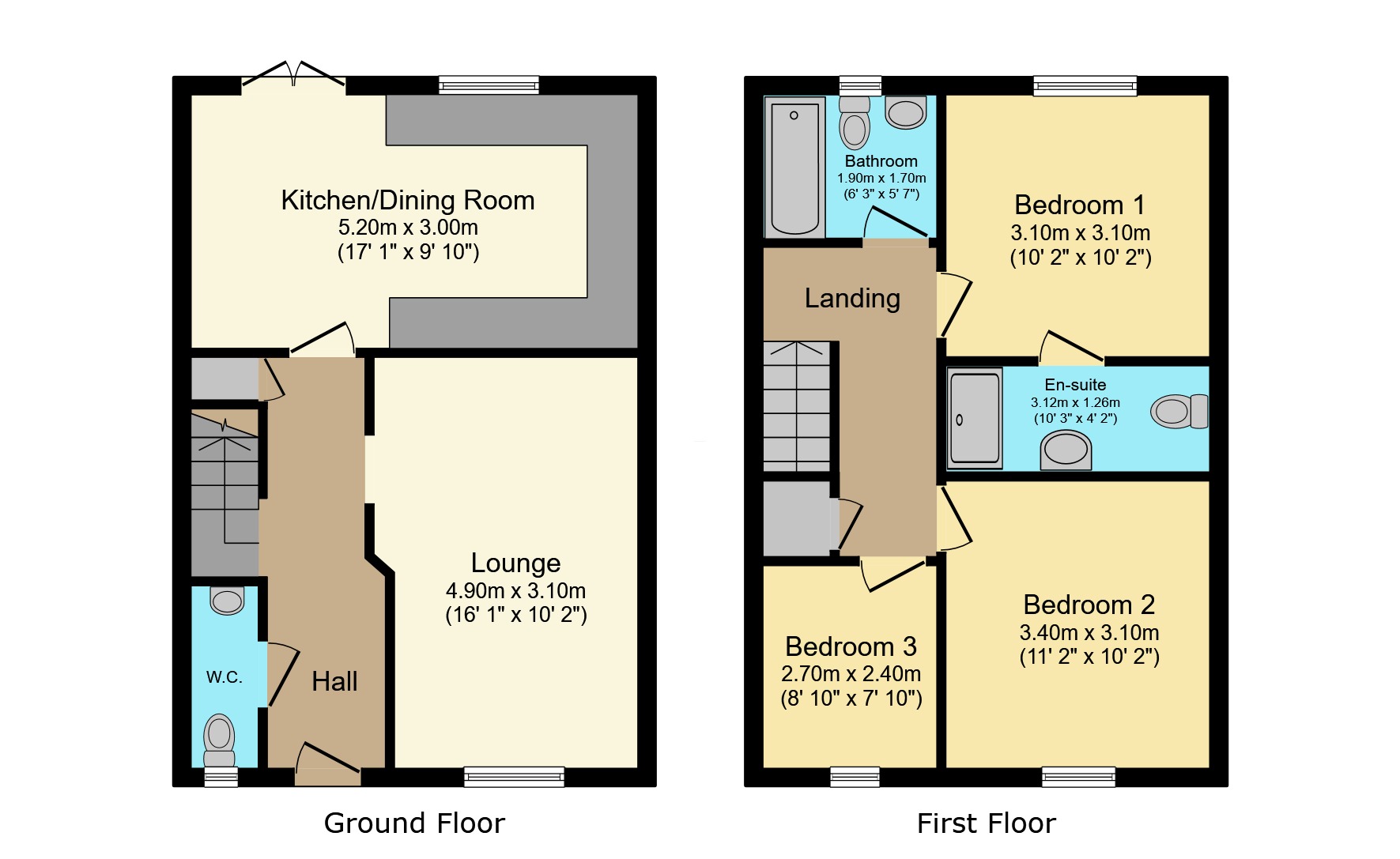 3 Blades Drive, Saxilby, Lincolnshire floorplan