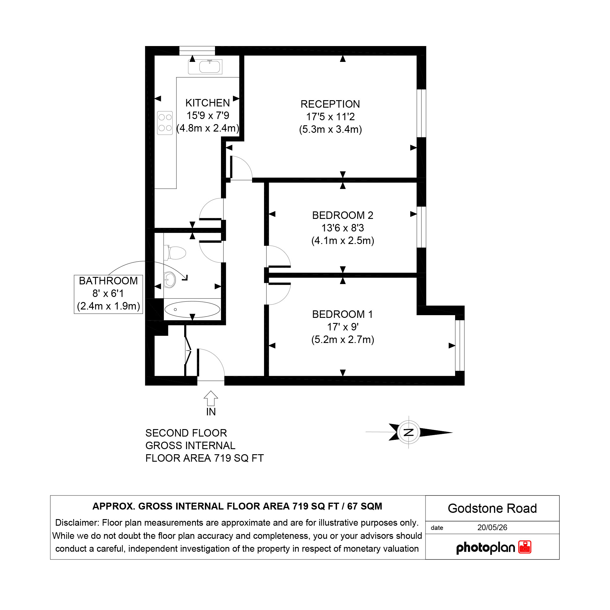 Godstone Road, Kenley floorplan