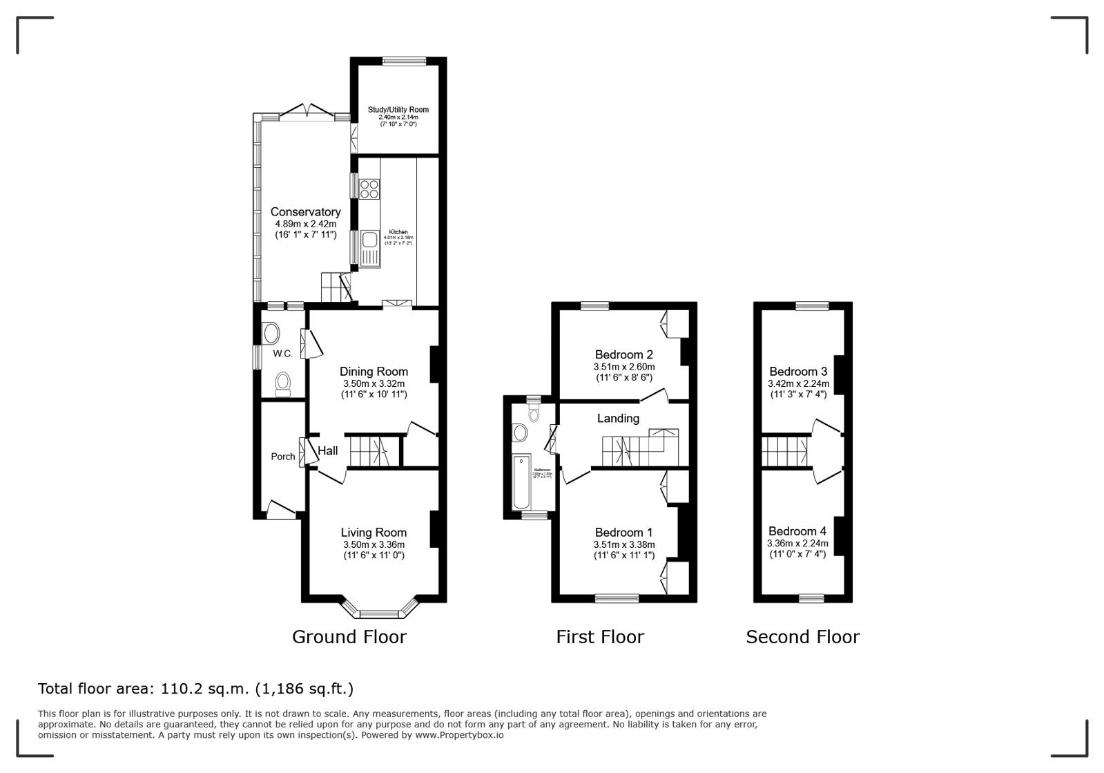 54, Adelaide Grove, Isle of Wight floorplan
