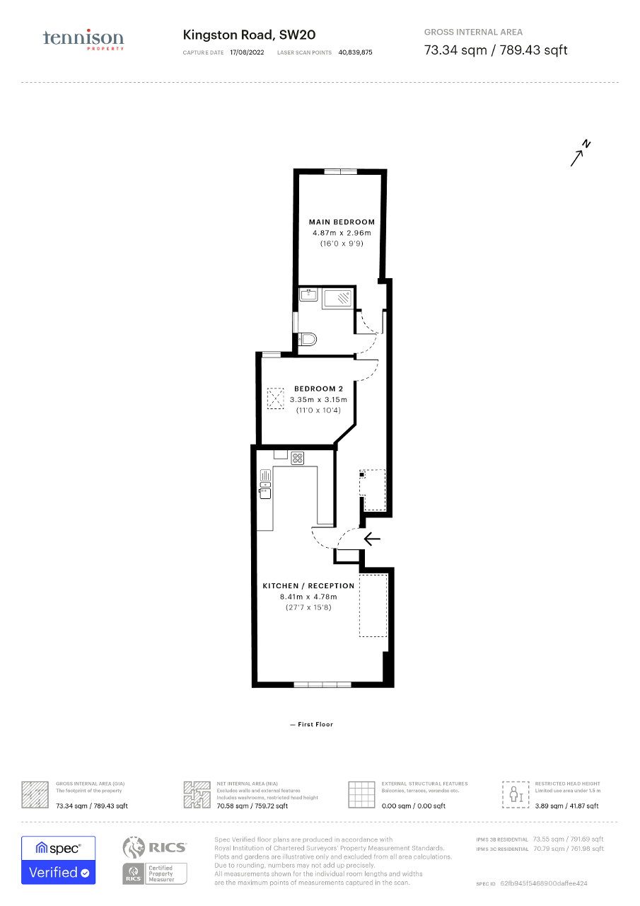 287, Kingston Road, London floorplan