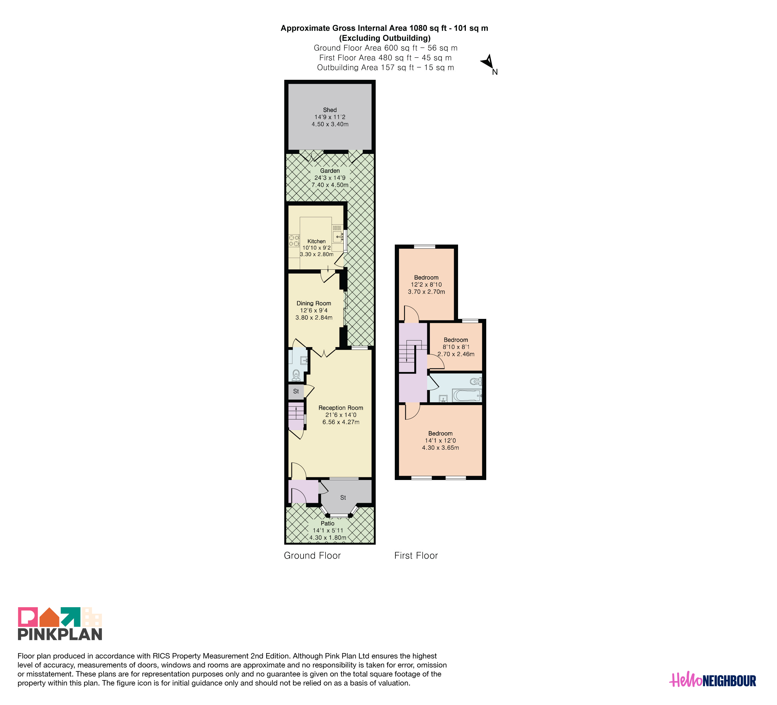18, South Road, Erith floorplan