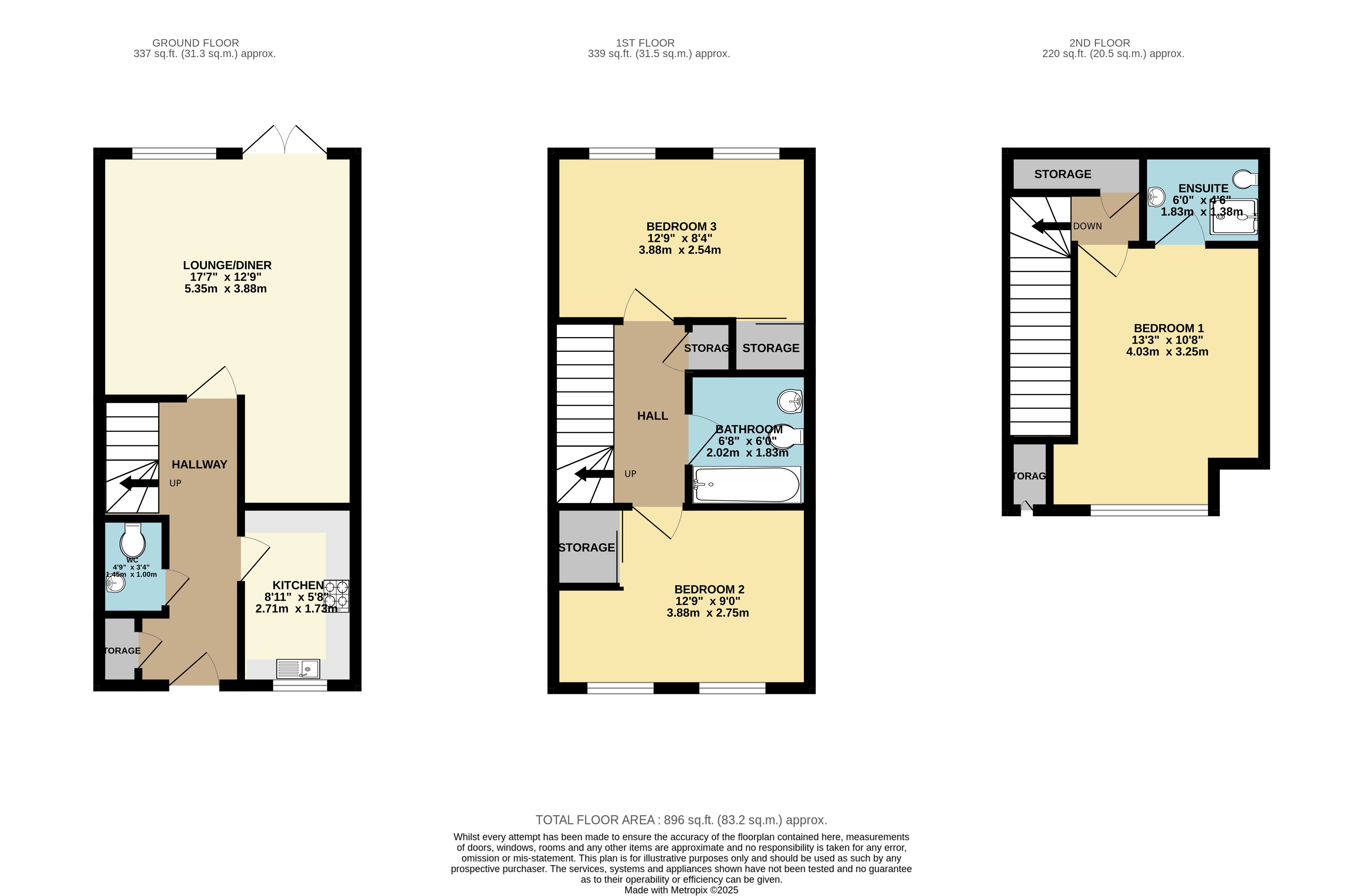 7, Watson Court, Hedge End floorplan