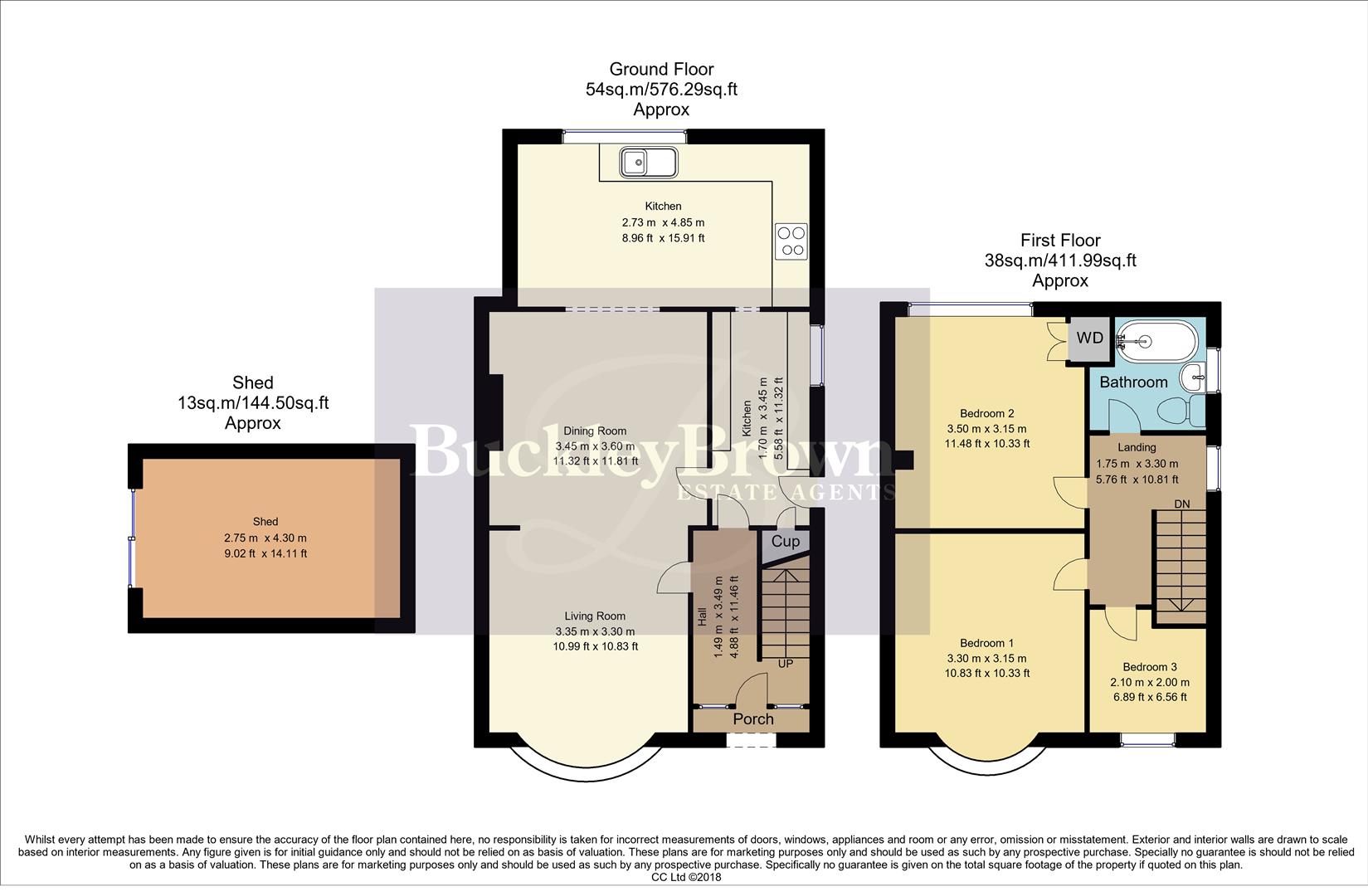 9, Cambria Road, Mansfield floorplan