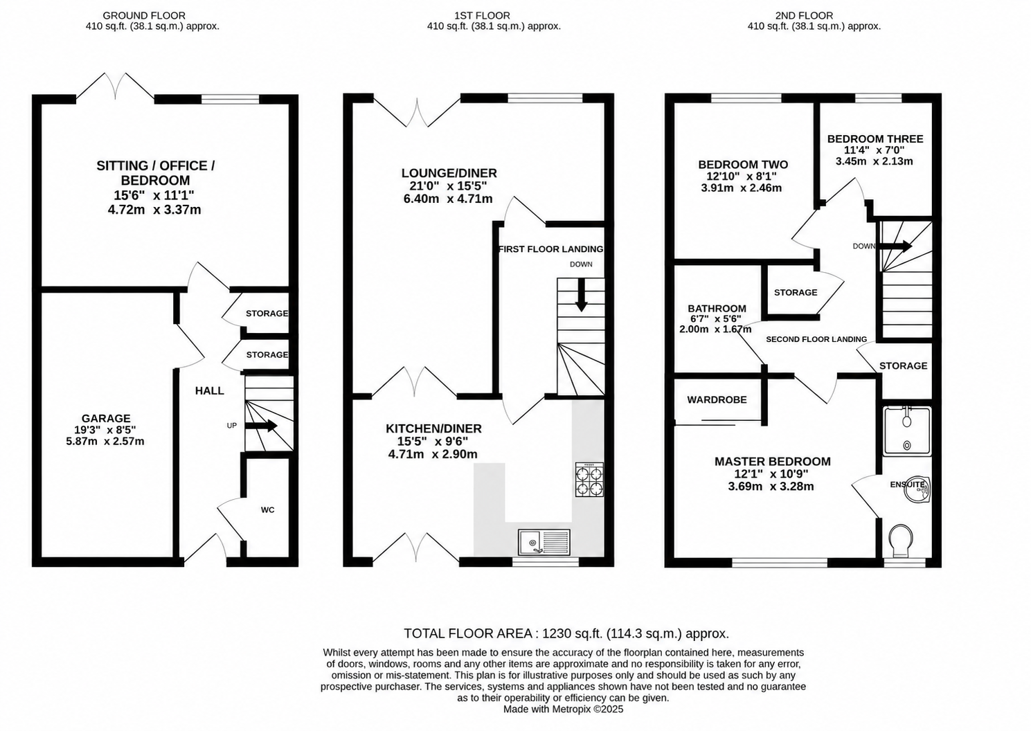 5, Williamson Drive, Nantwich floorplan