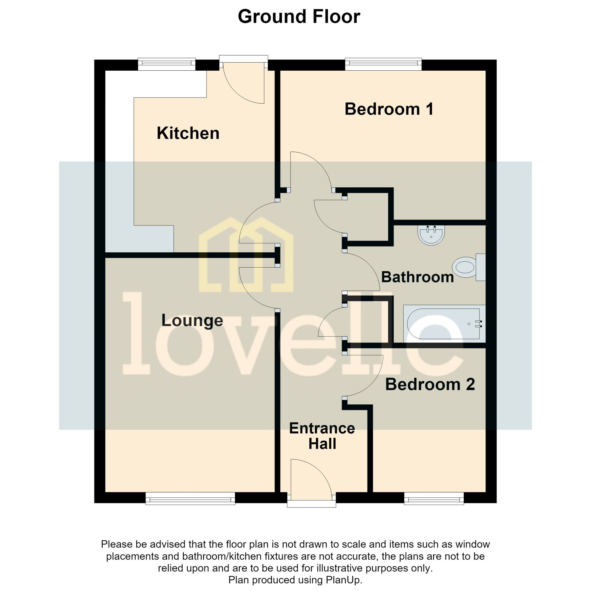 2 Bishops Close, Louth floorplan