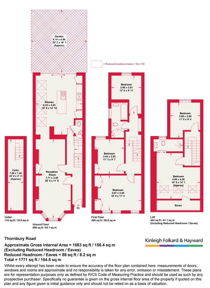 62, Thornbury Road, London floorplan