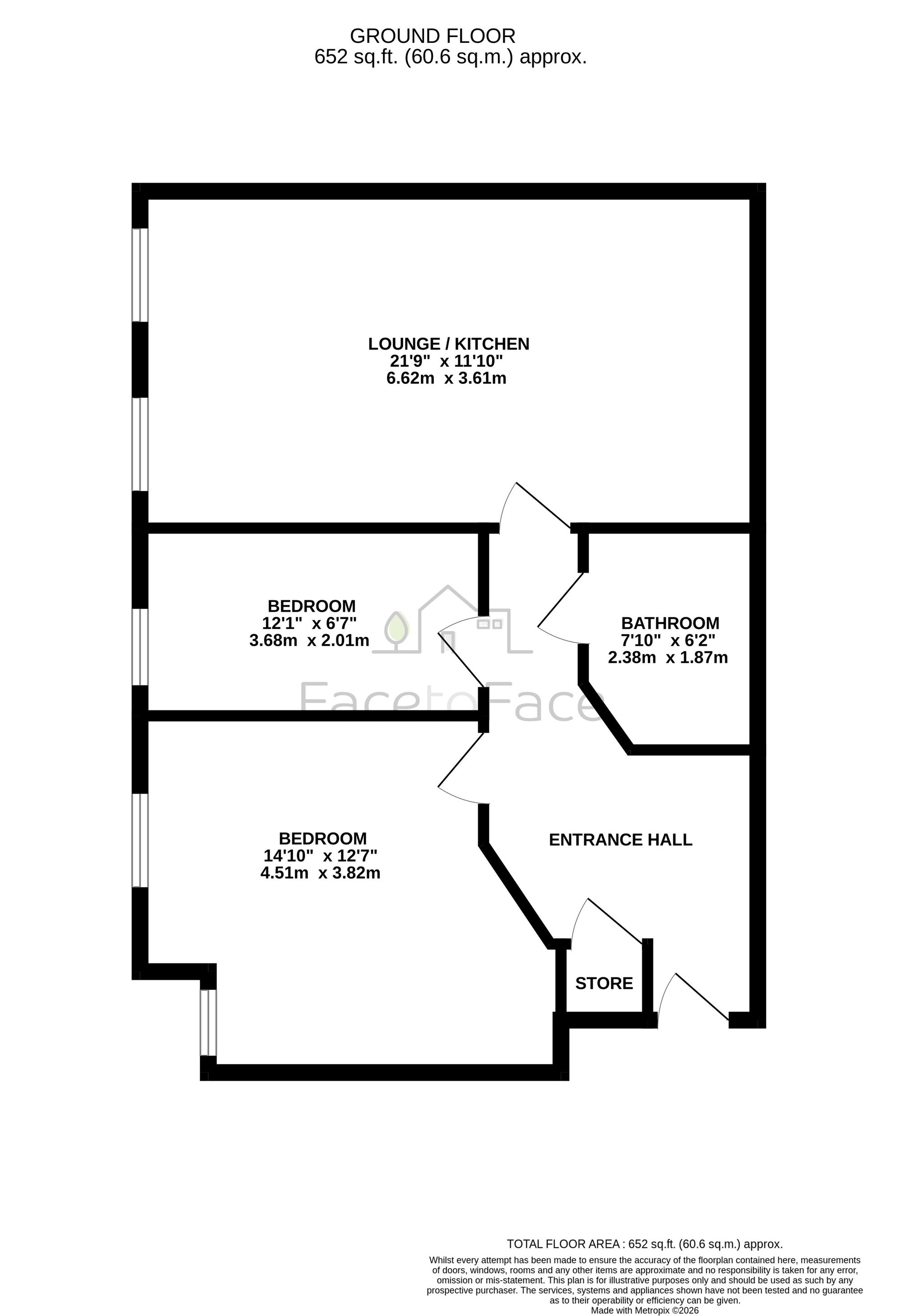 52 Gale Close, Littleborough floorplan