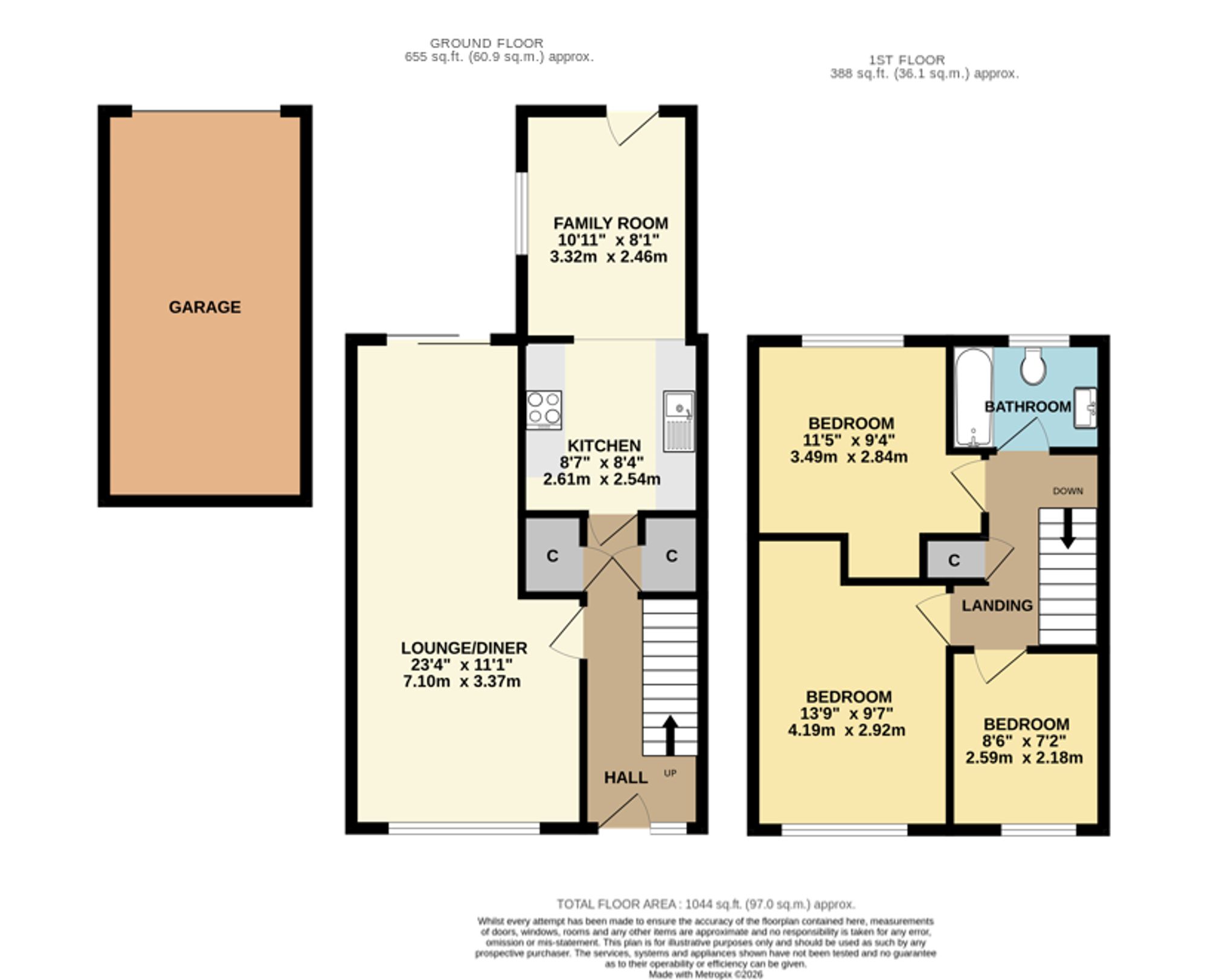 69 Cranbourne Park, Southampton floorplan