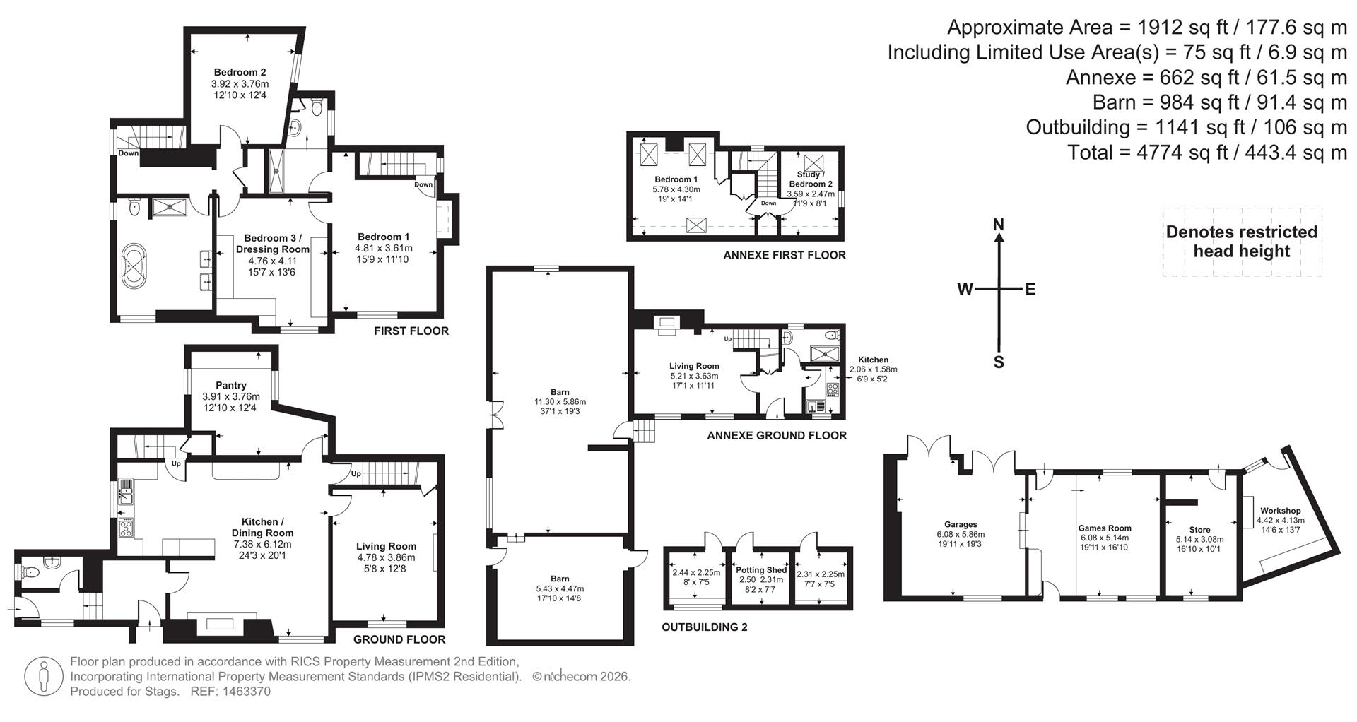 Woods Farm, South Molton floorplan