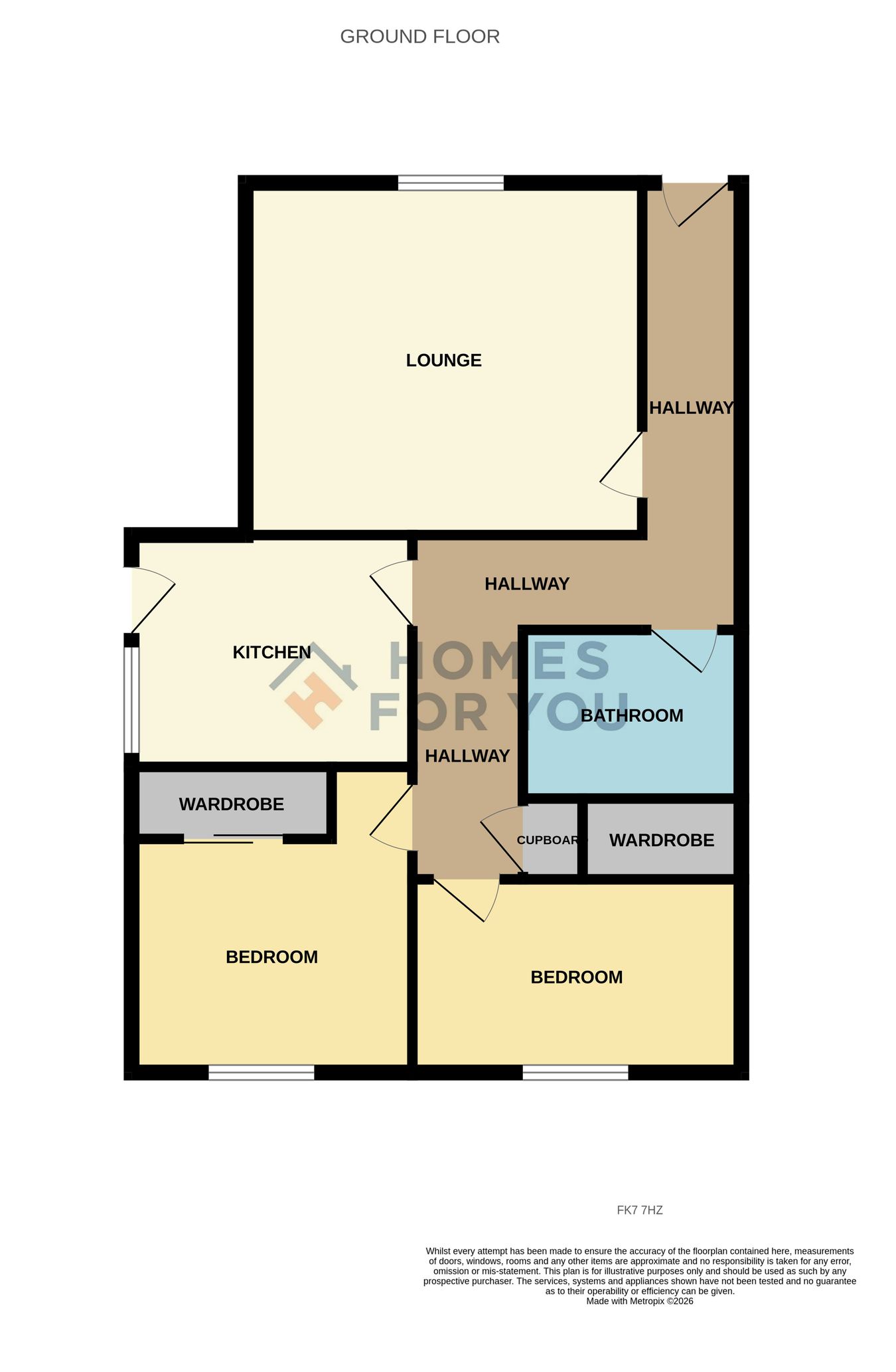 17, Hirst Court, Stirling floorplan
