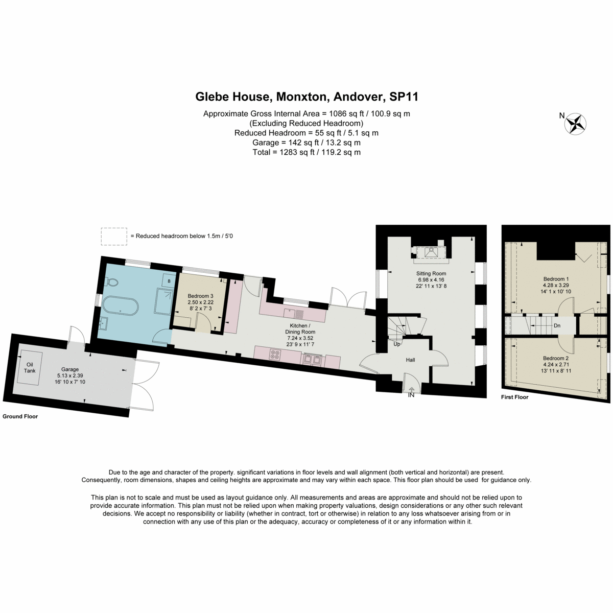 Glebe Cottage, Glebe Cottage, Andover floorplan