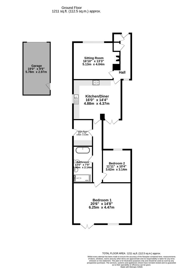 46, Wetherby Road, York floorplan