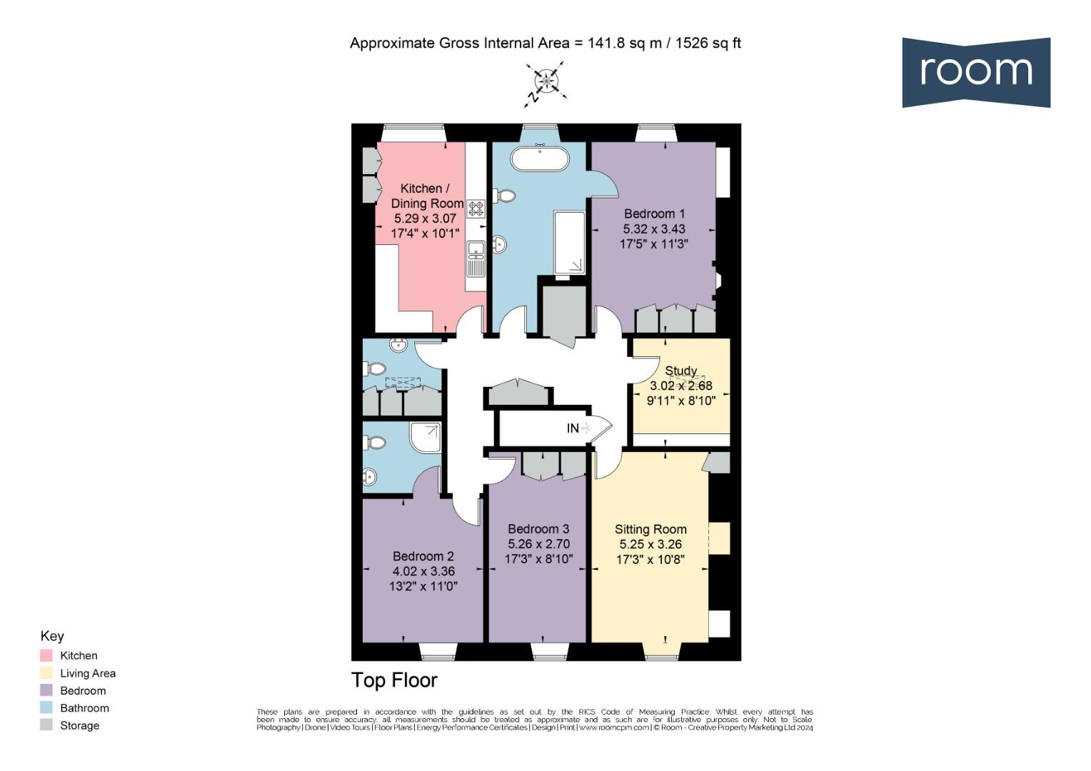 TFF, 13, Grosvenor Place, Bath floorplan
