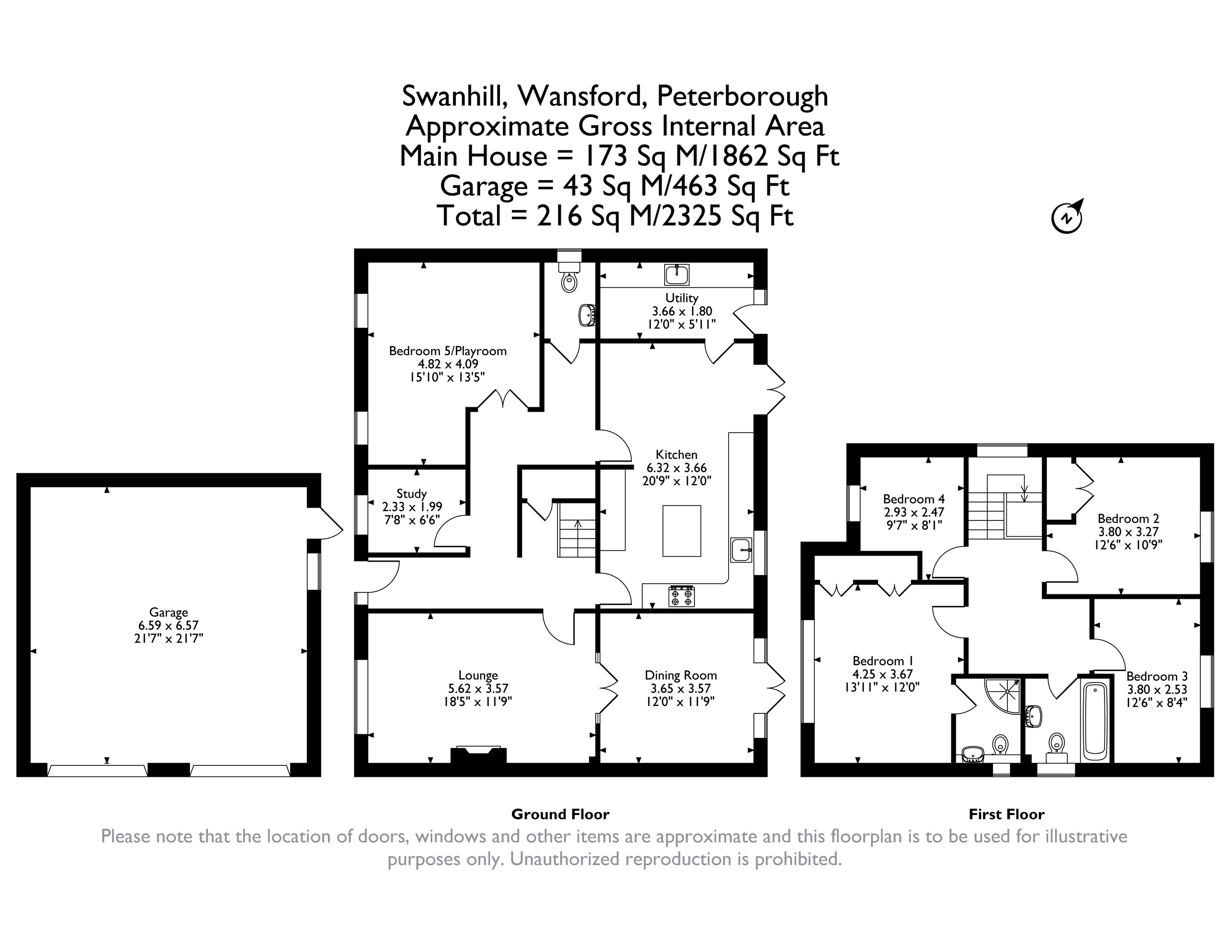 5, Swanhill, Peterborough floorplan