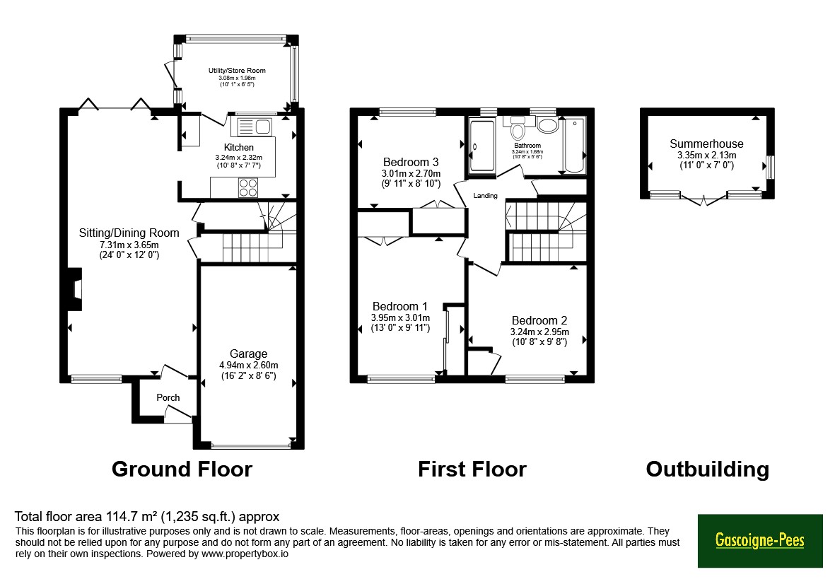 1, Castle Close, Redhill floorplan