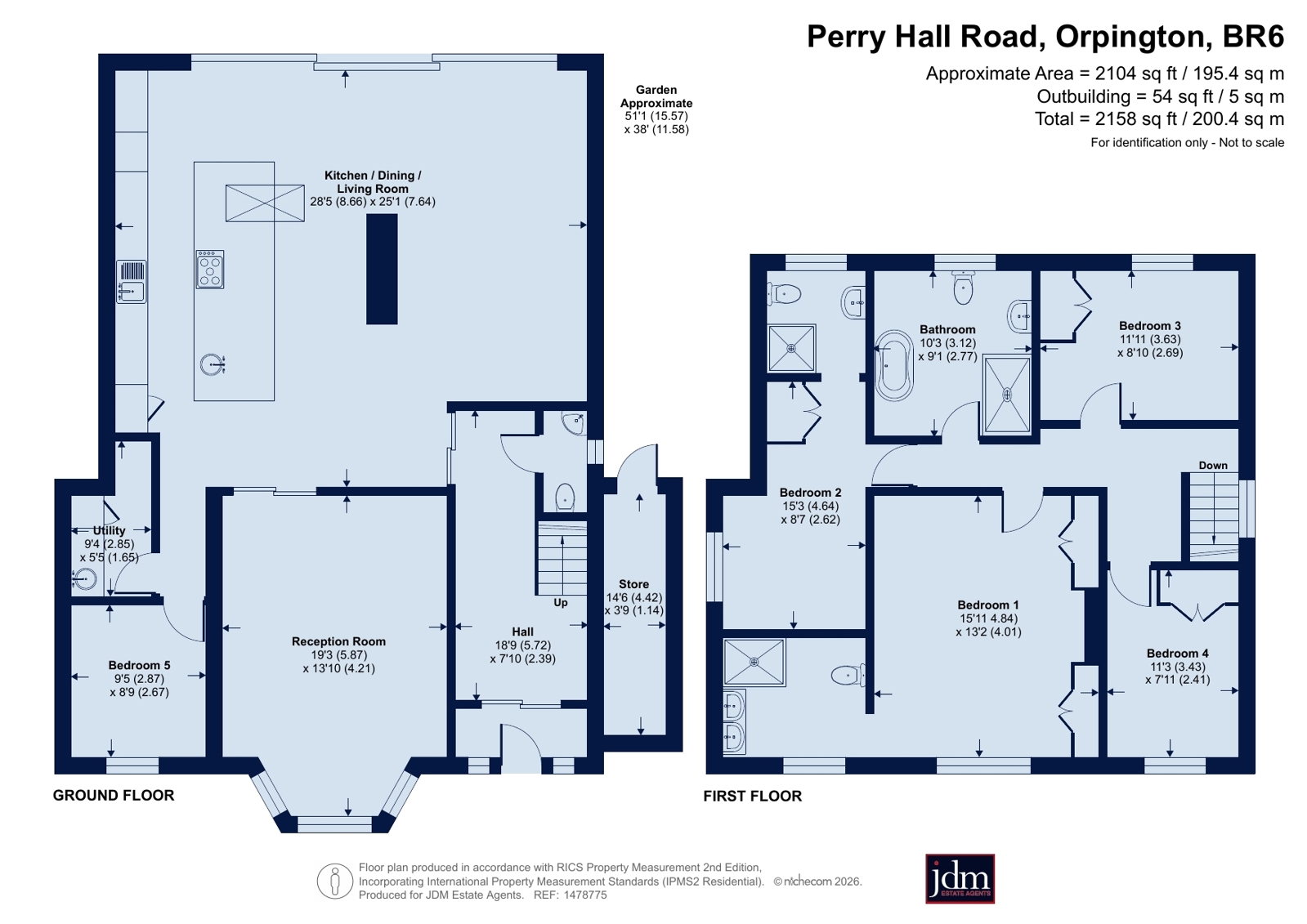 102, Perry Hall Road, Orpington floorplan