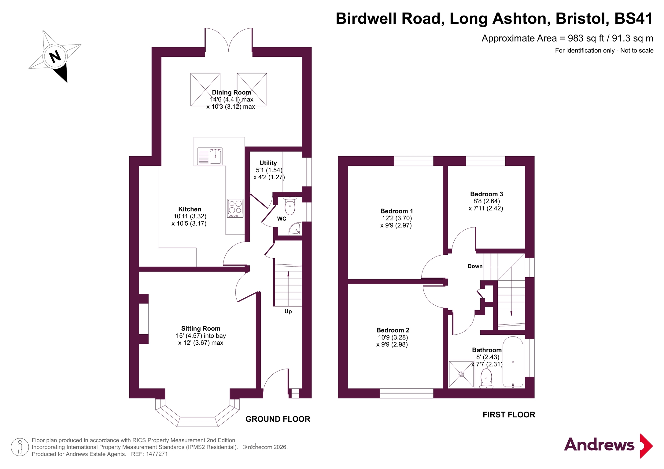 36, Birdwell Road, Bristol floorplan
