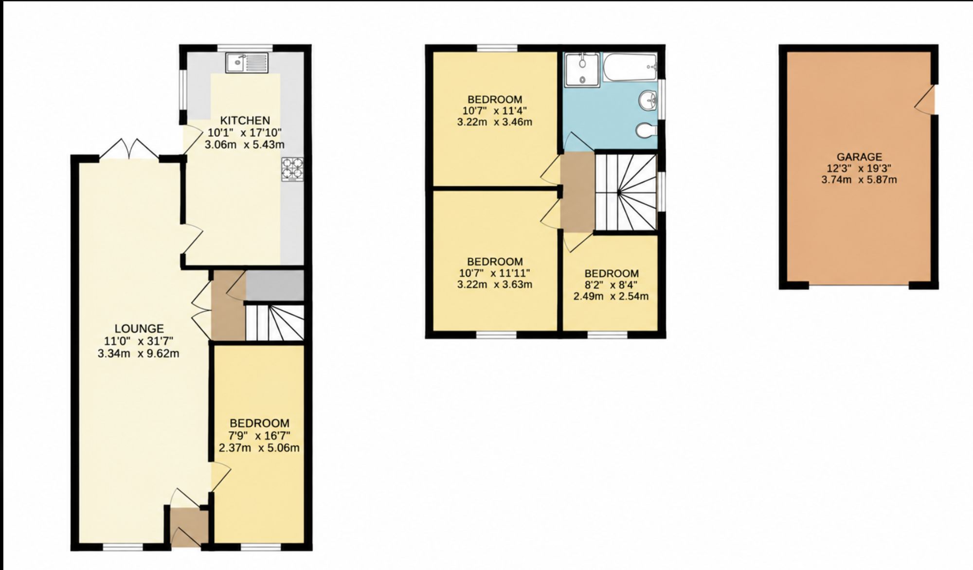 1 Magdalen Drive, Wigan floorplan