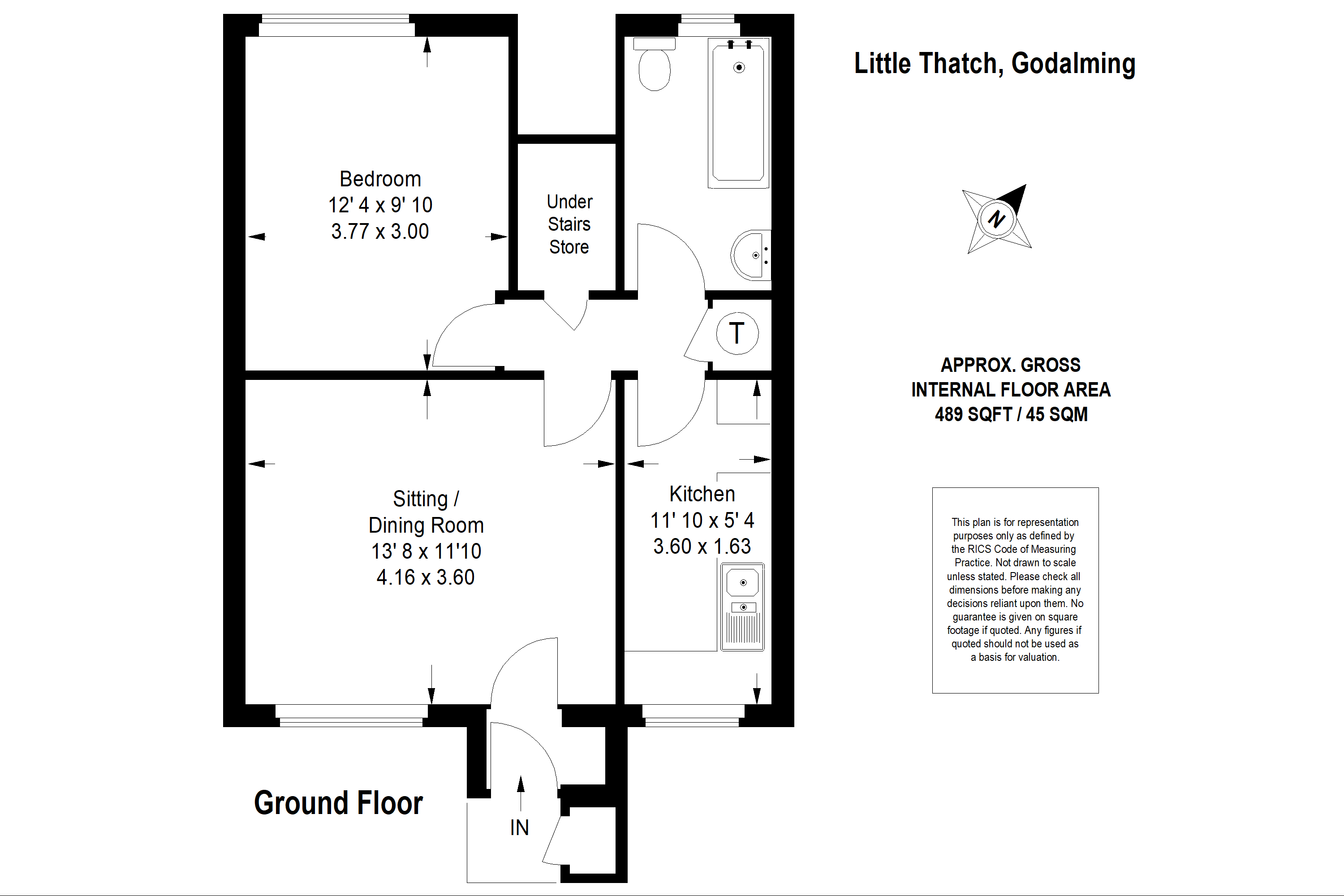 24 , Little Thatch, Godalming floorplan
