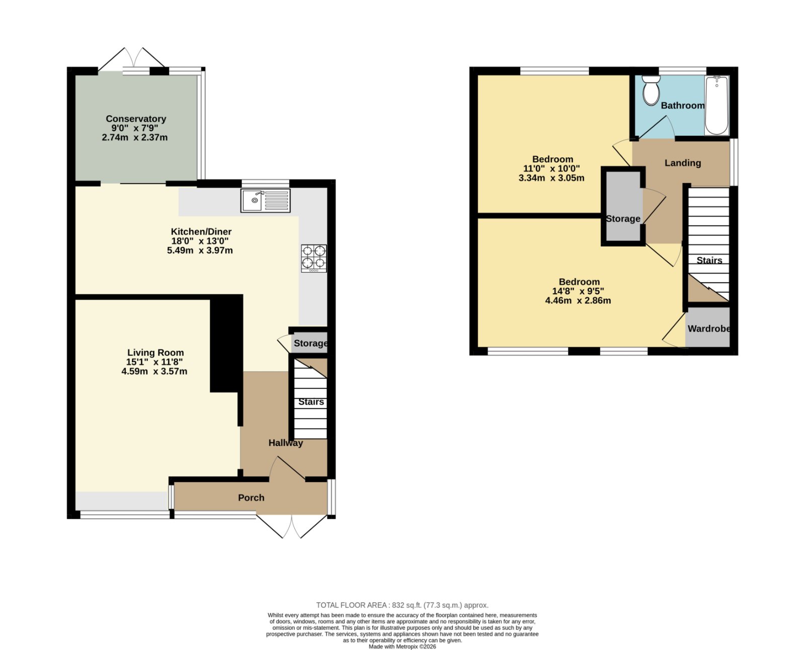 91, Lister Road, Kent floorplan