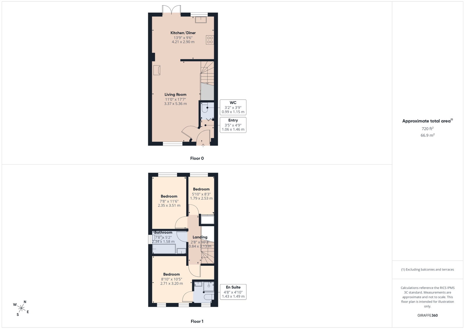 41, Kingfisher Road, Attleborough floorplan