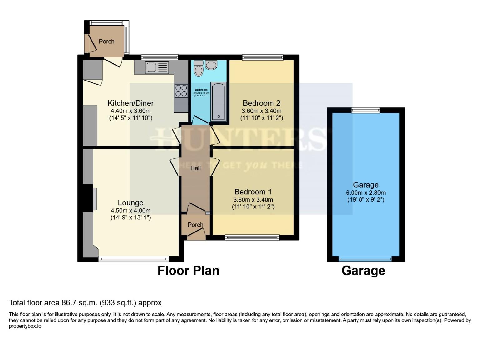 33, Glenwood Crescent, Sheffield floorplan