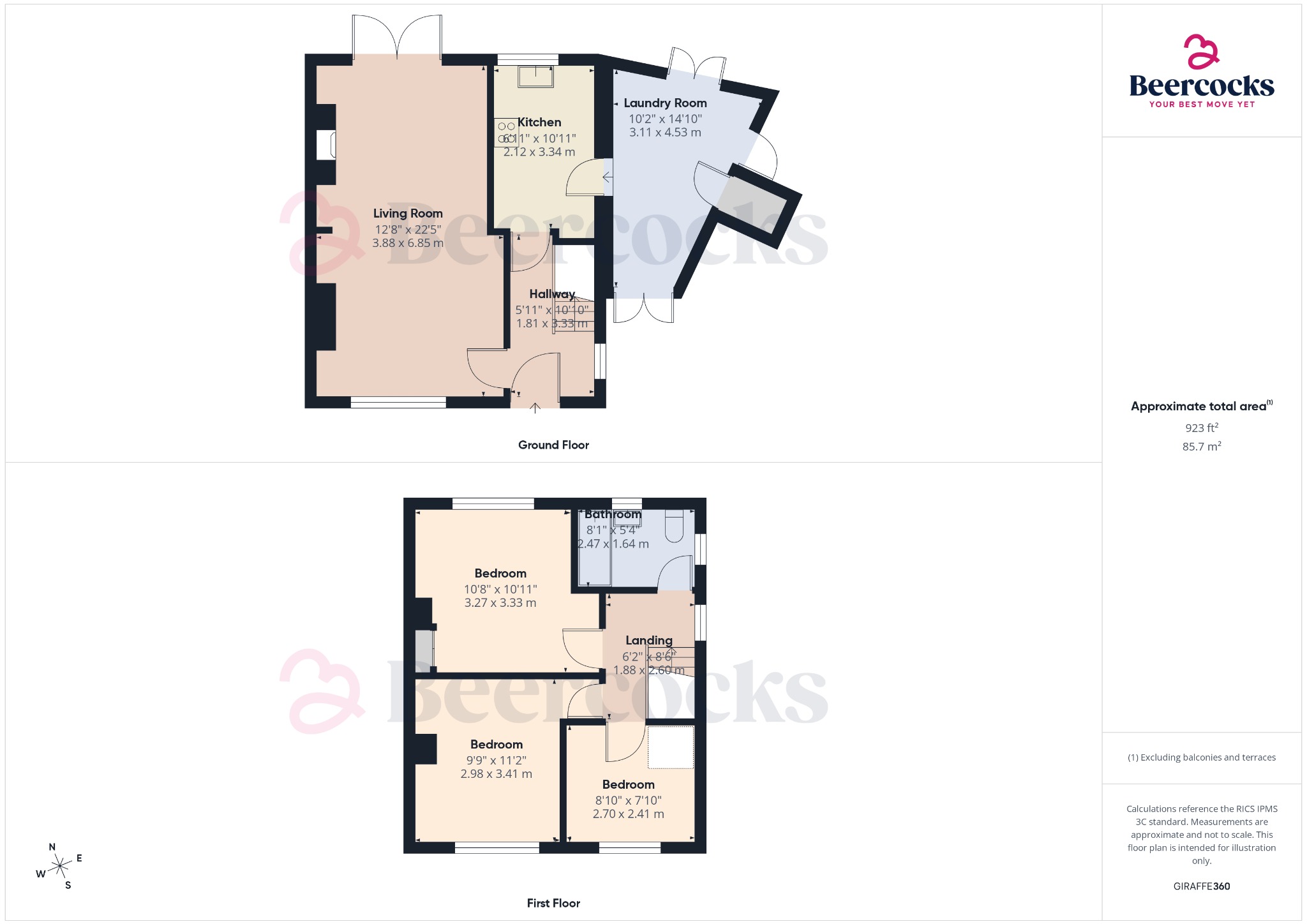 15 Townend Villas, Humbleton, East Riding of Yorkshire floorplan