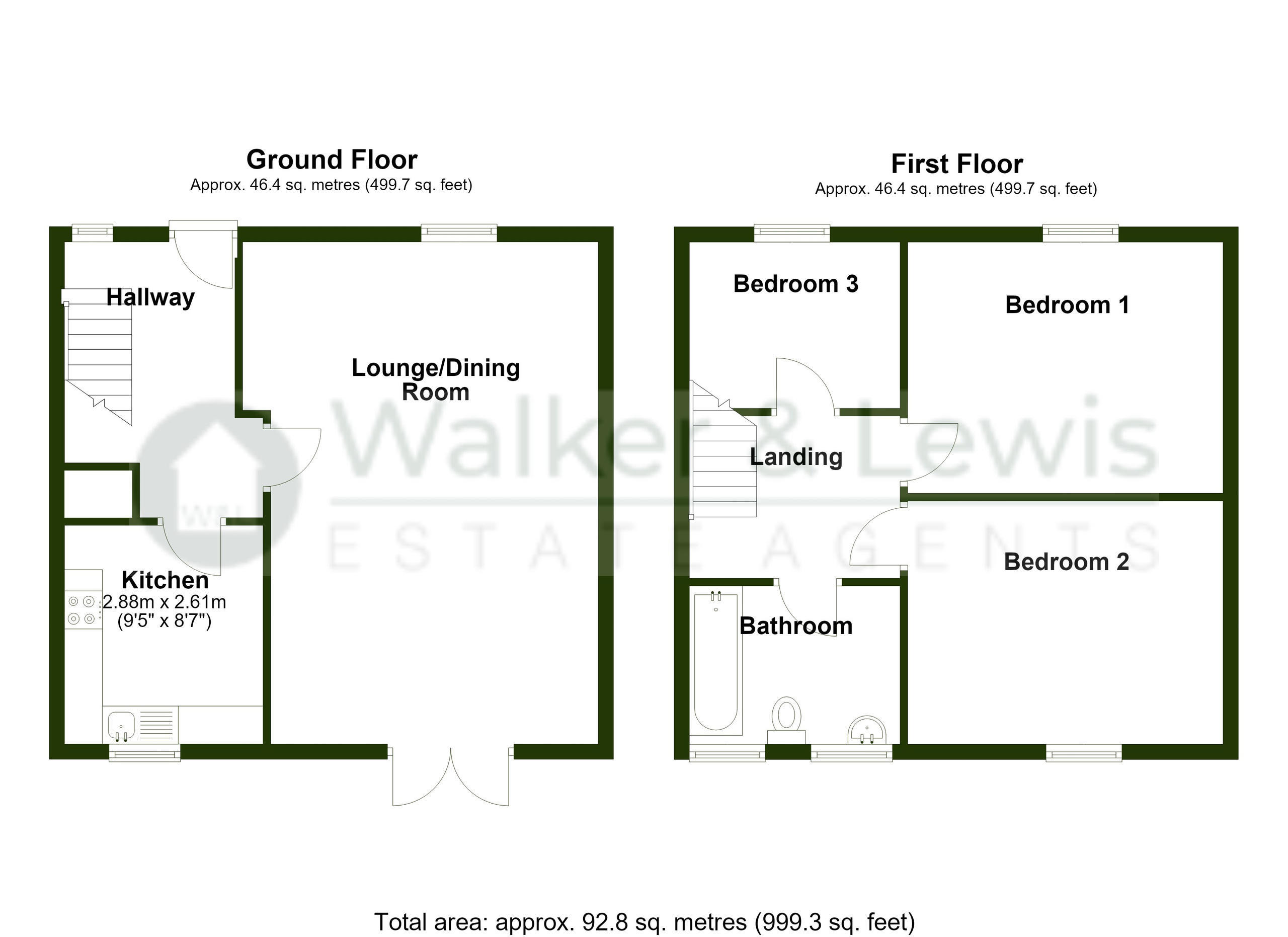 100 Garden City, Merthyr Tydfil floorplan