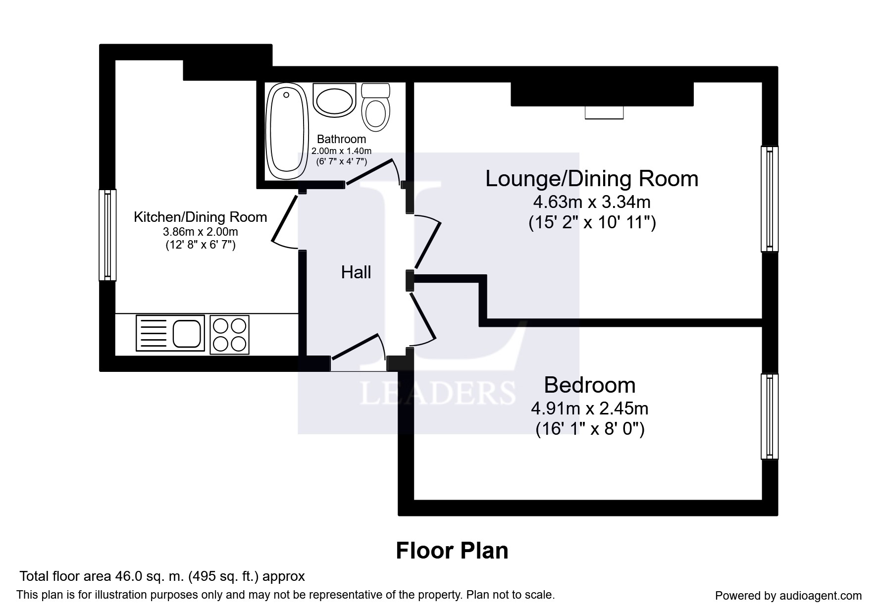 1 Bedrooms  to rent in St. Georges Place, Cheltenham GL50