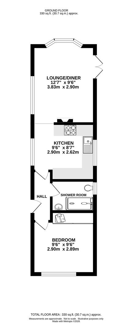 17 Elm Court Park, Chelmsford Road, Ingatestone floorplan