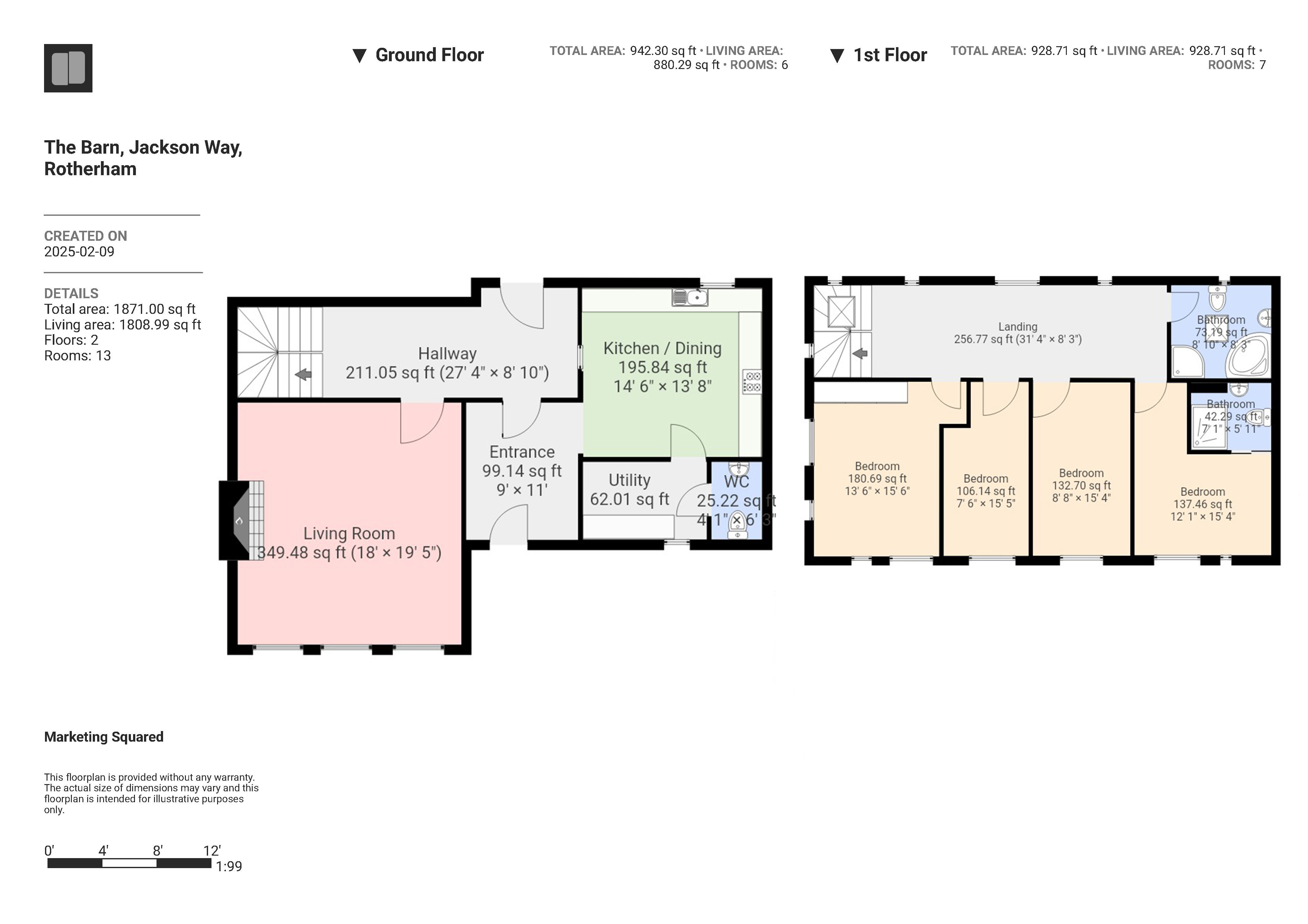 The Barn, Jackson Way, Greasbrough, Rotherham floorplan