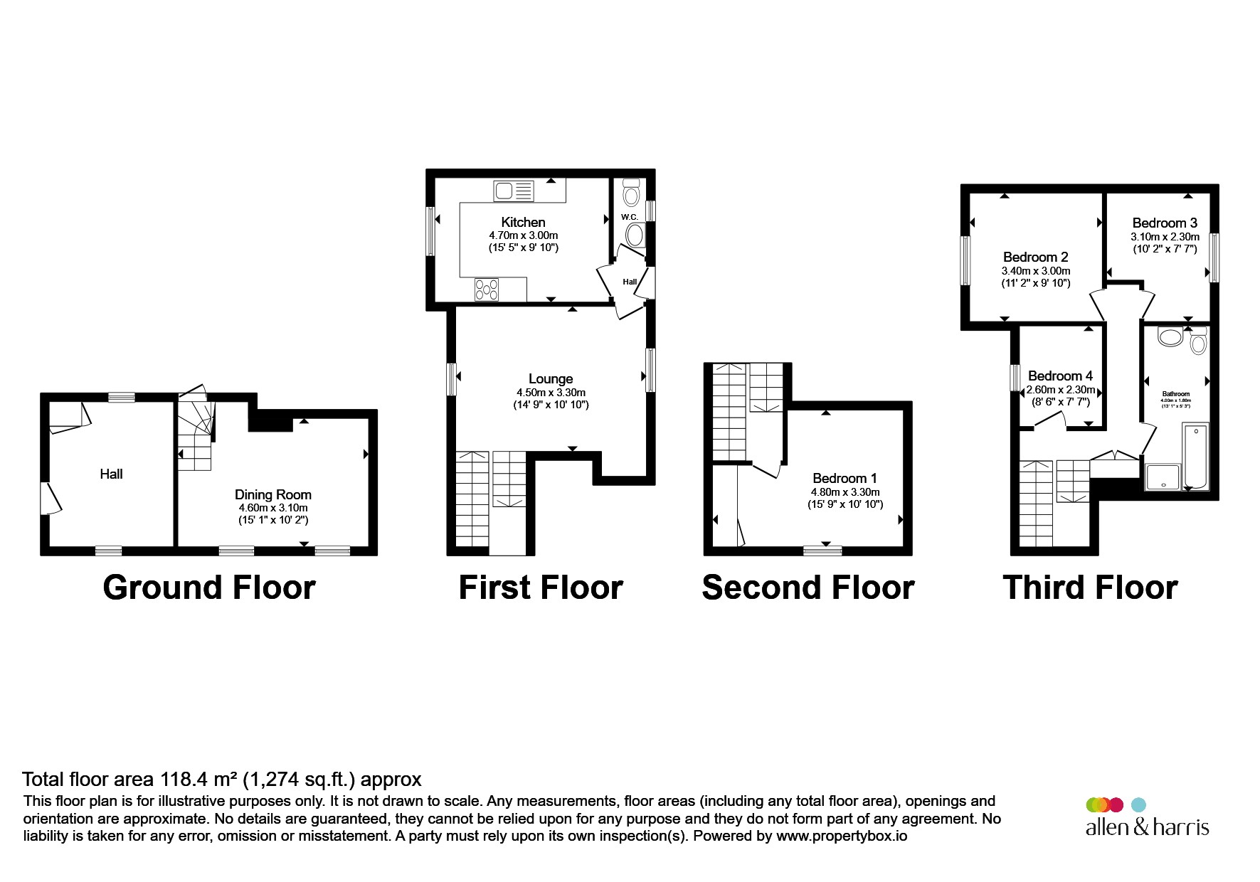 44, Westbury Road, Westbury floorplan