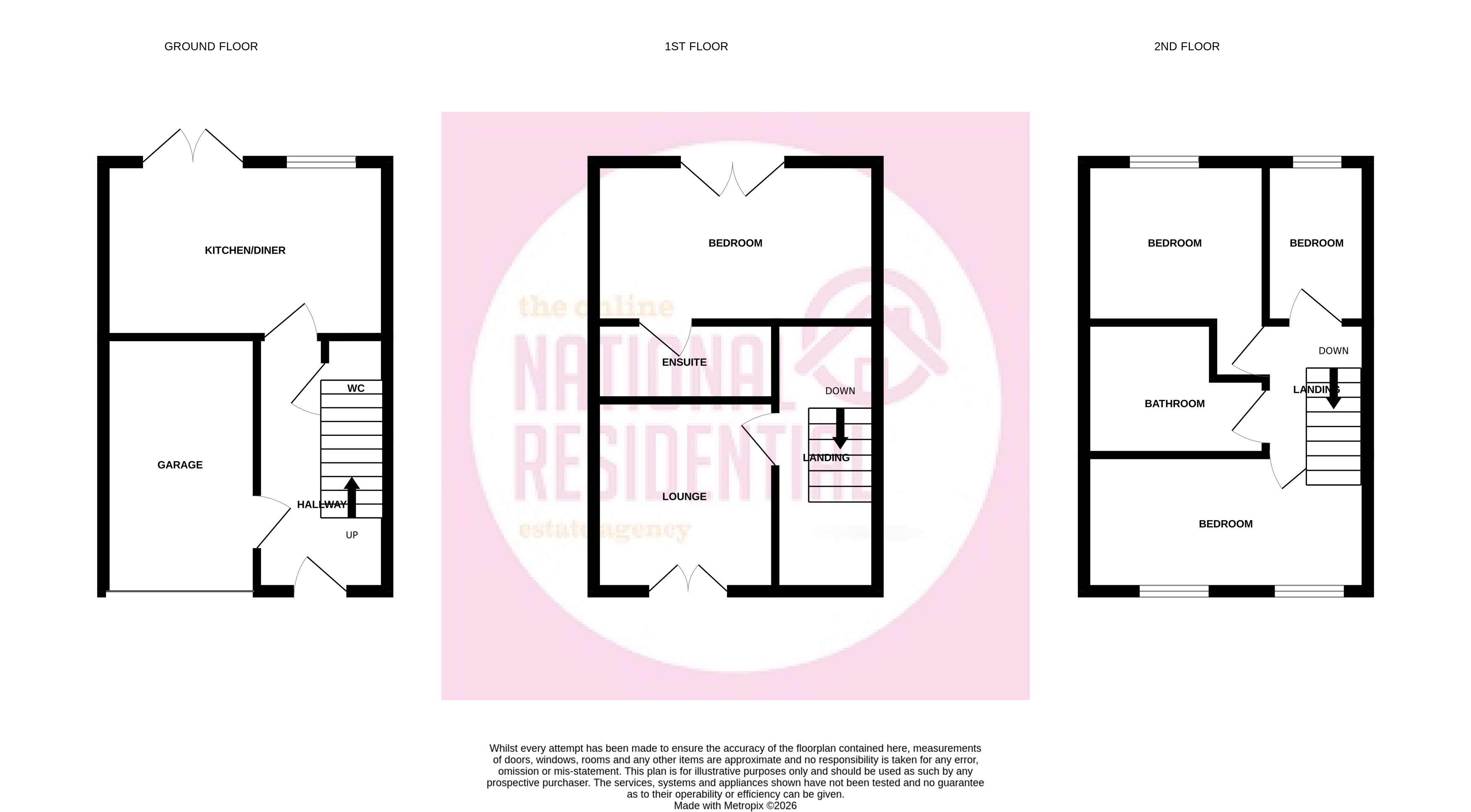 12, South Brook Gardens, Mirfield floorplan