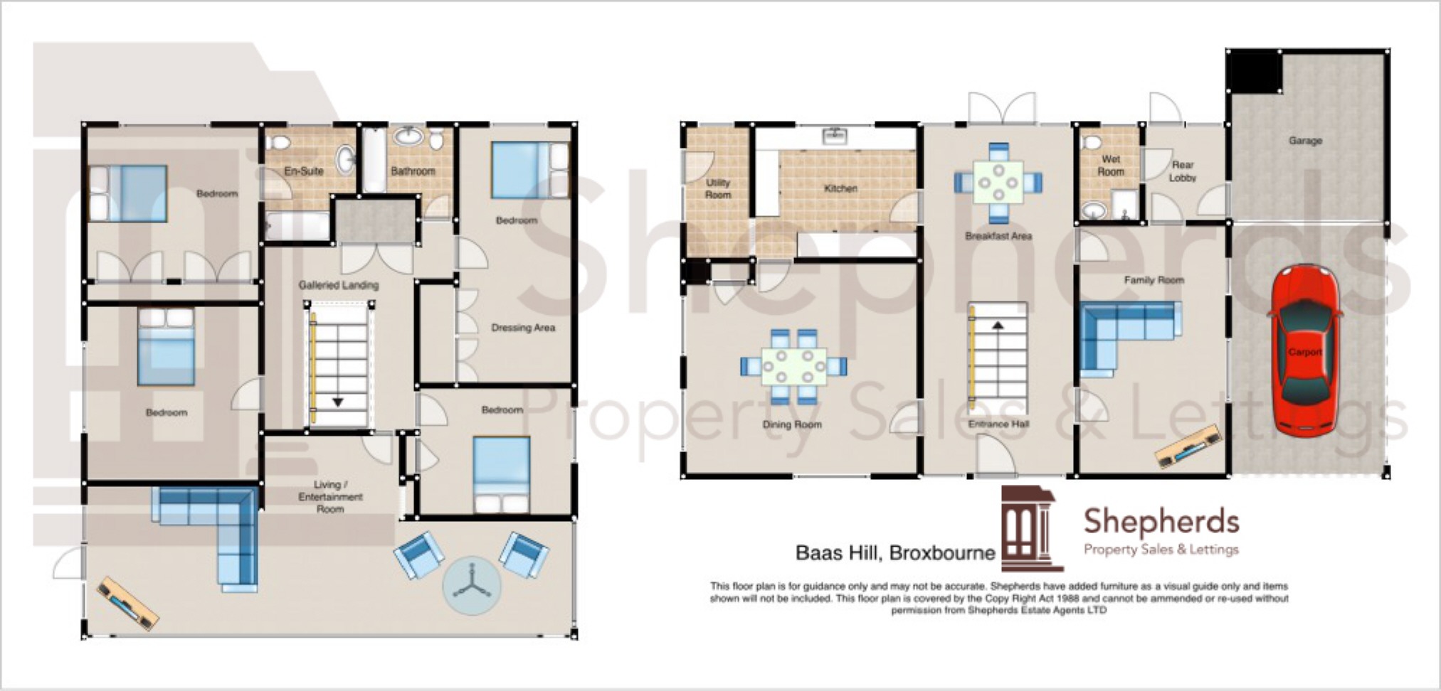 4 Bedrooms Detached house to rent in Baas Hill, Broxbourne, Hertfordshire EN10