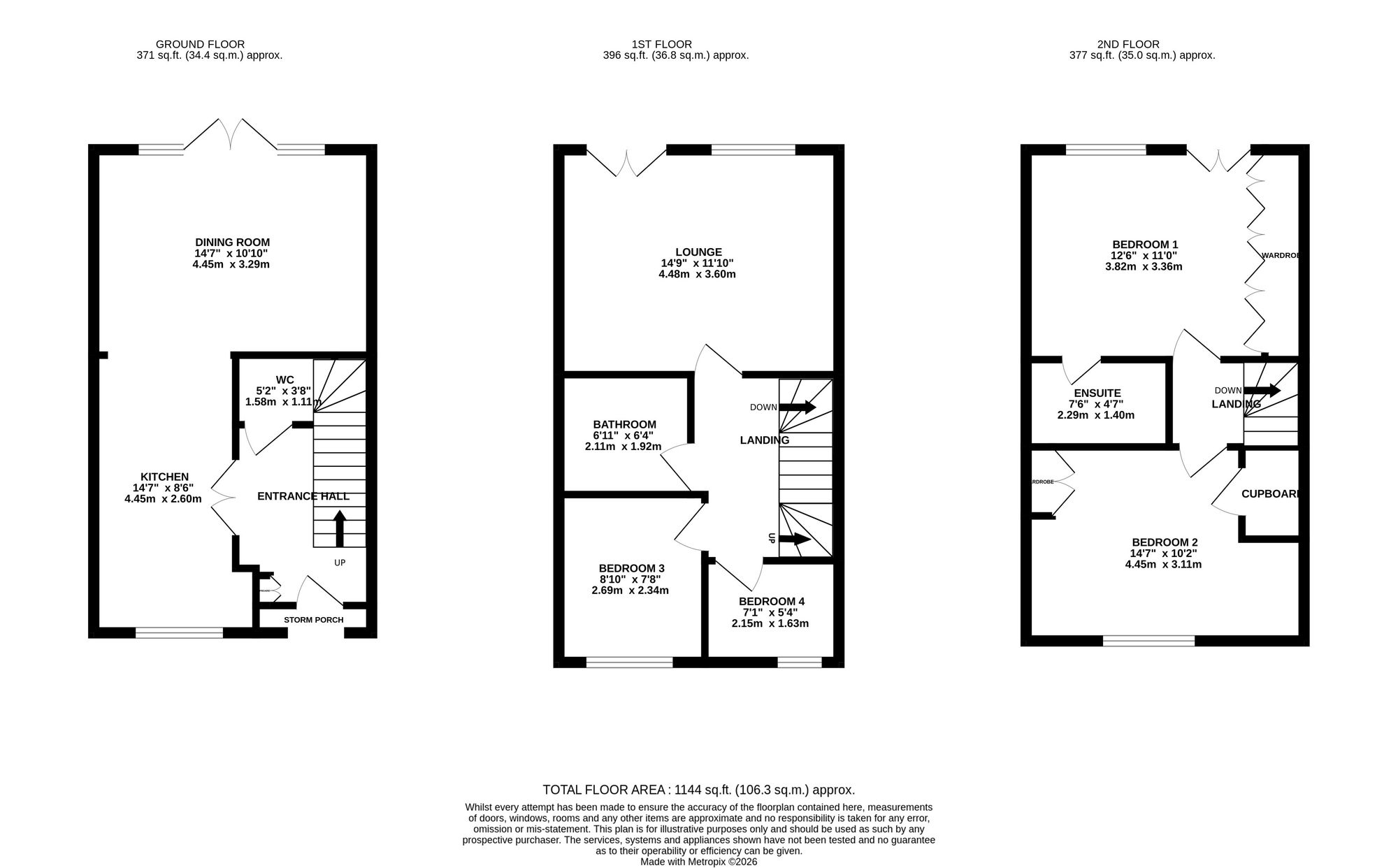 4 Birchvale Close, Stockport floorplan