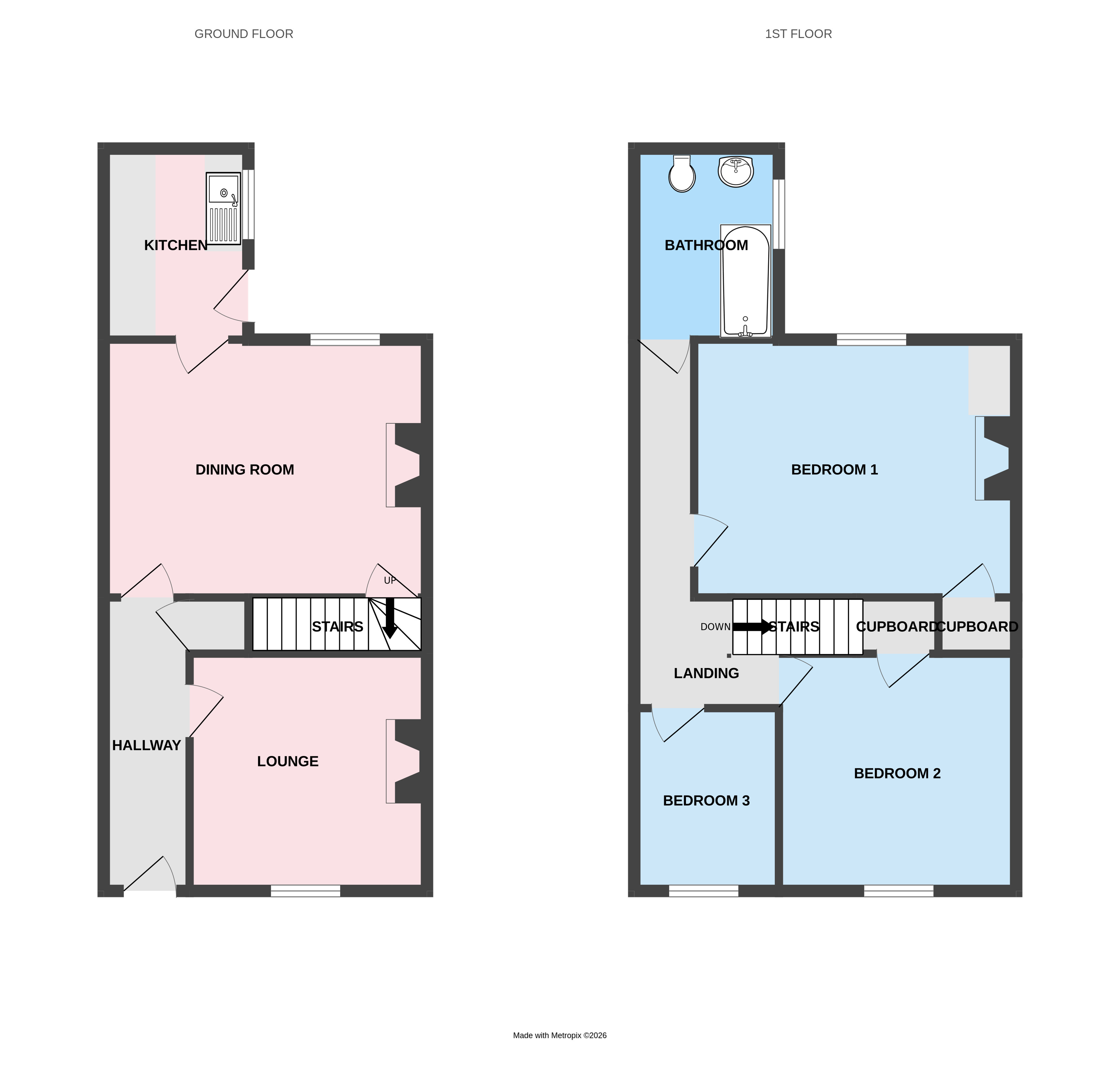 20, Albert Terrace, Staffordshire floorplan