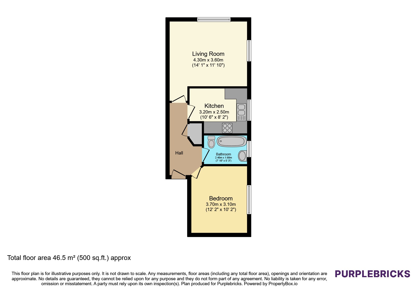 Cambridge Close, London floorplan