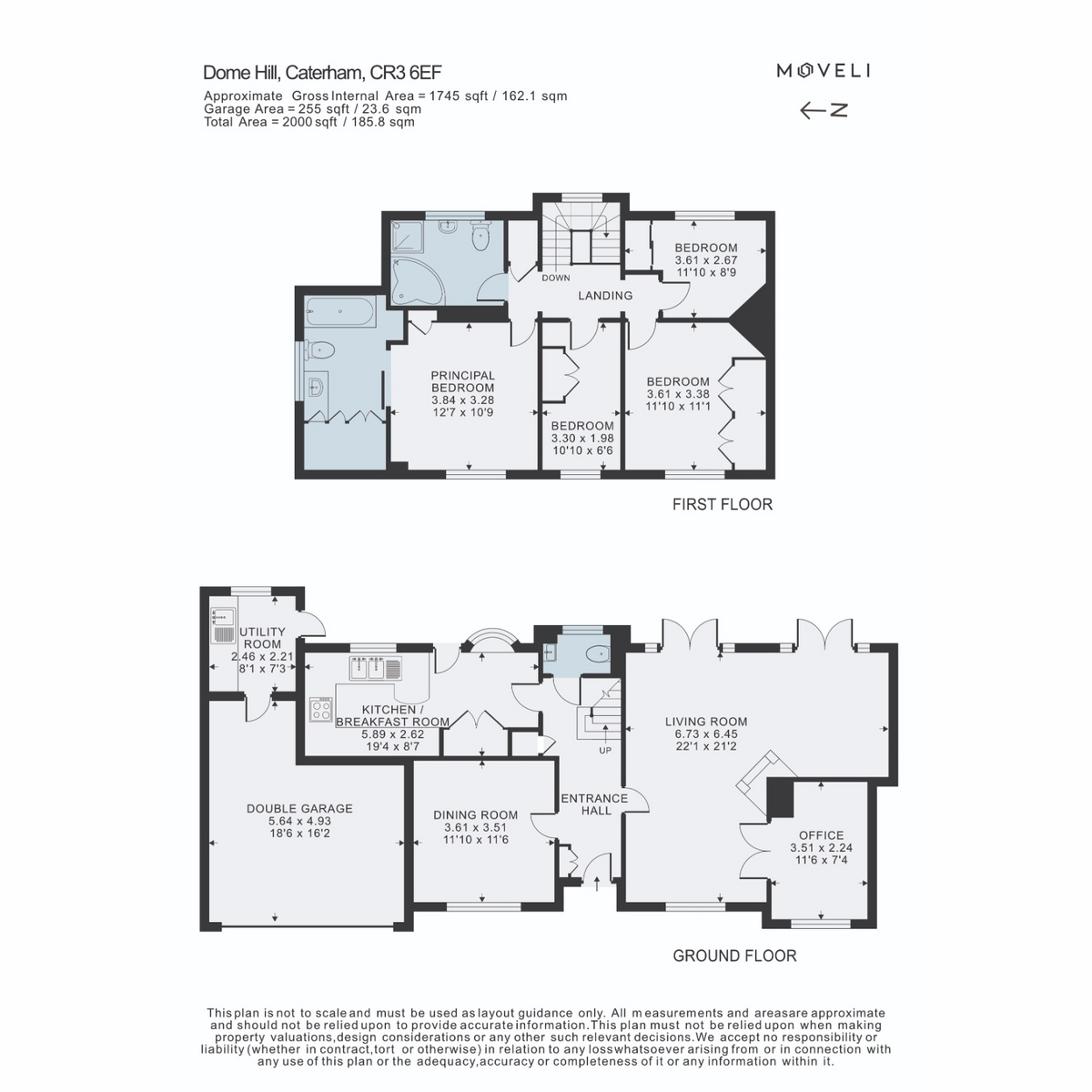 Dome Hill, Caterham floorplan