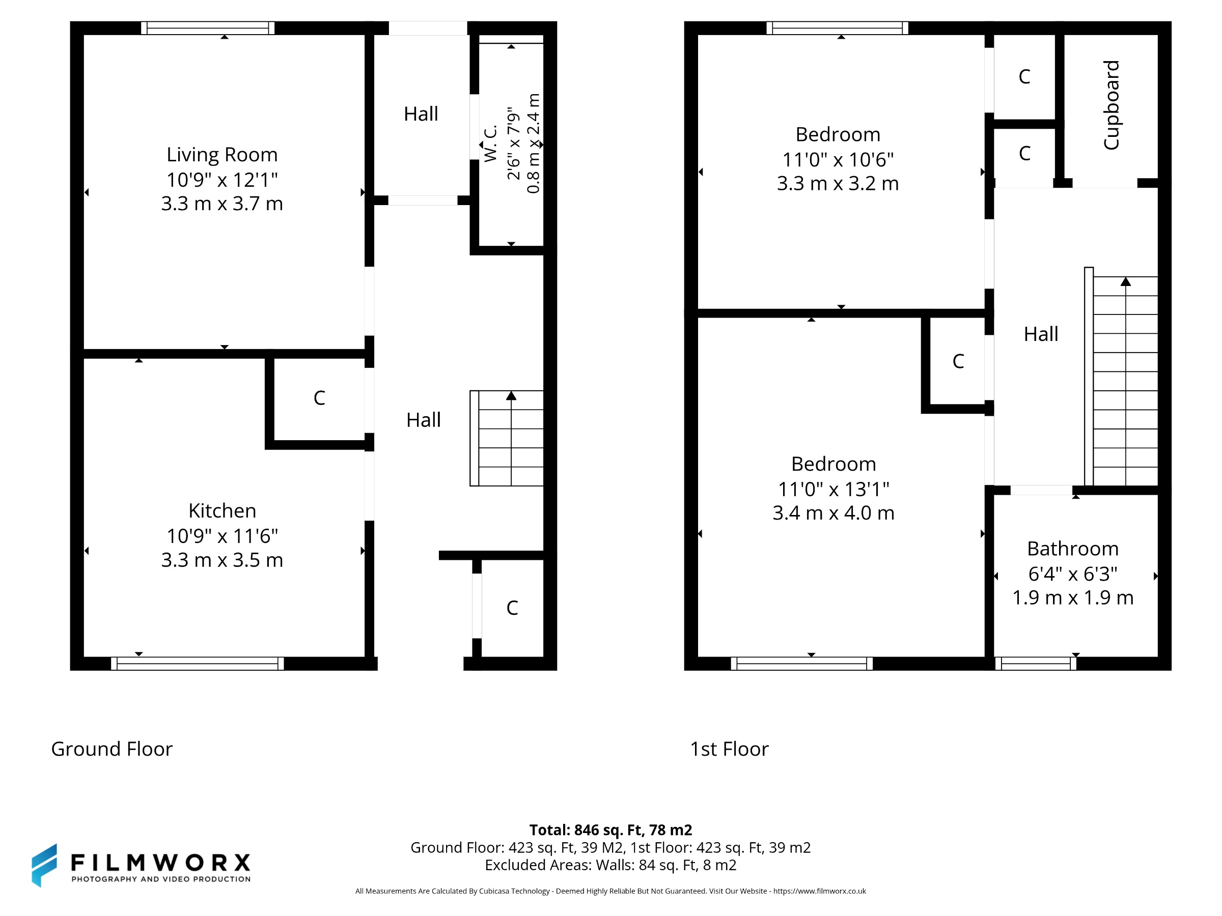 16 Garvald Court, Glasgow floorplan