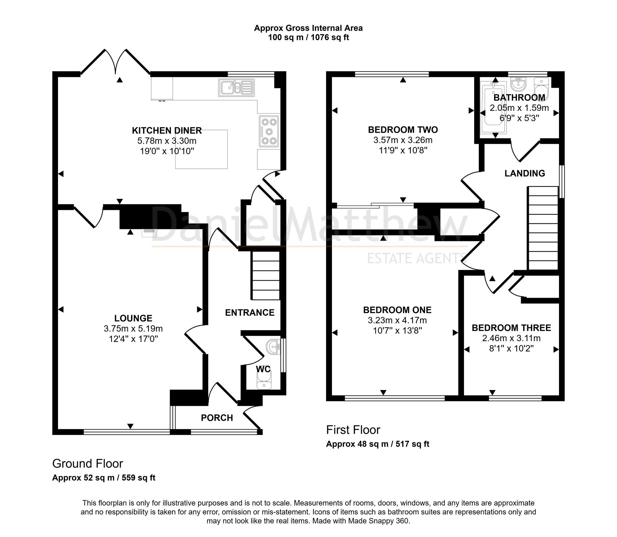 16 Woodside Avenue, Bridgend floorplan