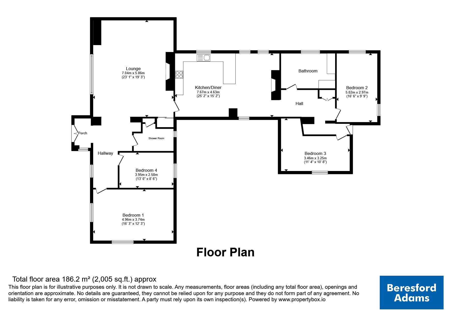 Cerrig Sais,, Rhosgadfan, Gwynedd floorplan